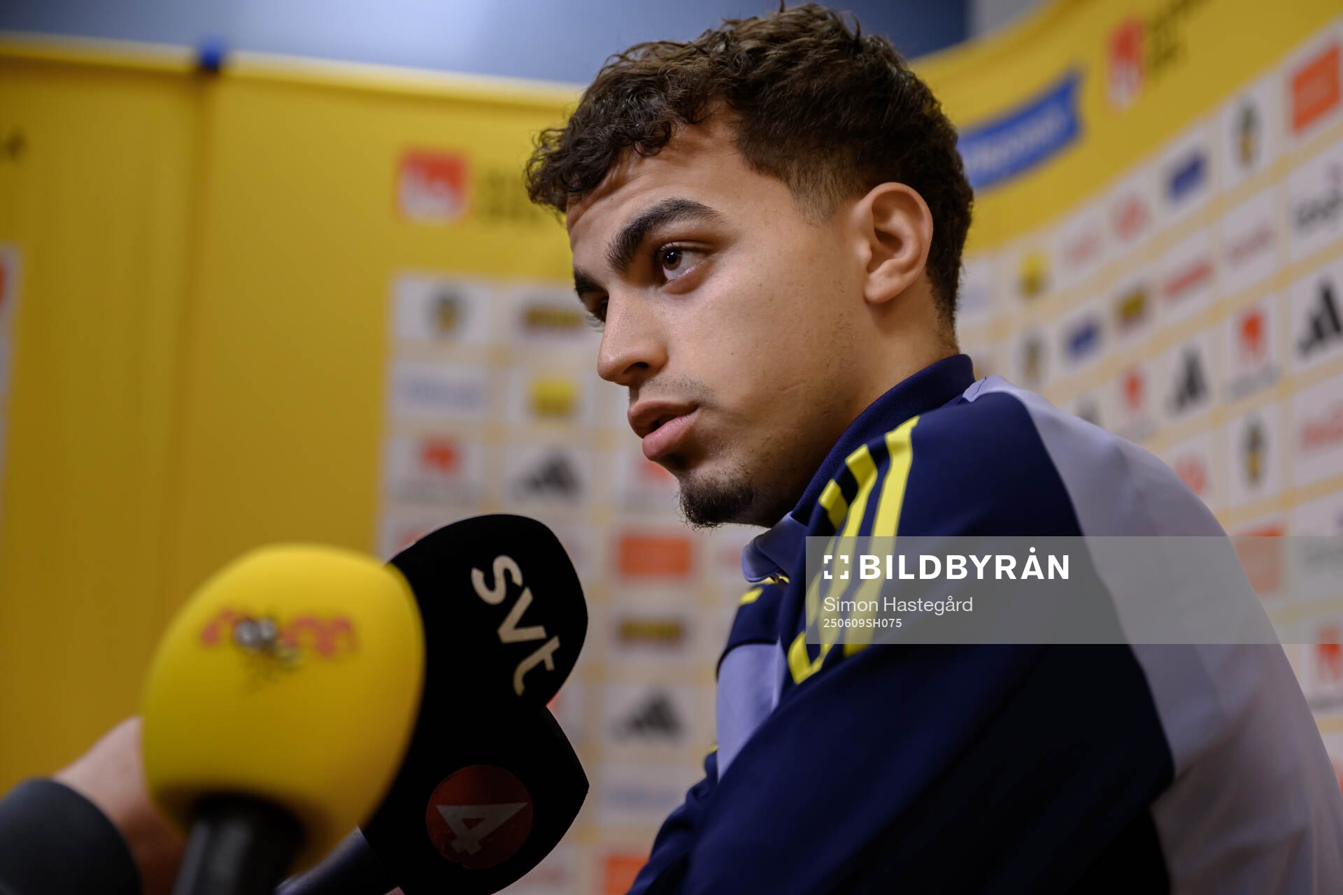 Yasin Ayari of the Swedish men's national football team