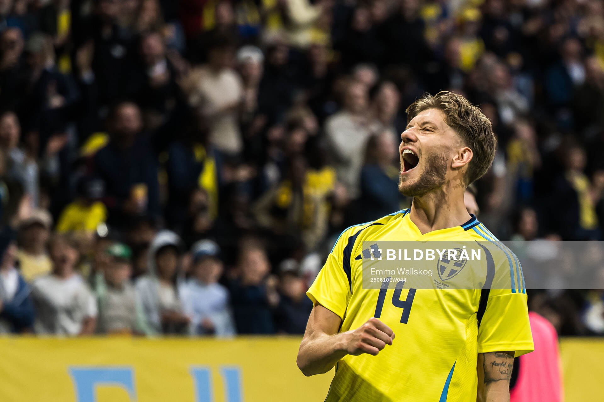 Anton Salétros and Hjalmar Ekdal of Sweden celebrating the