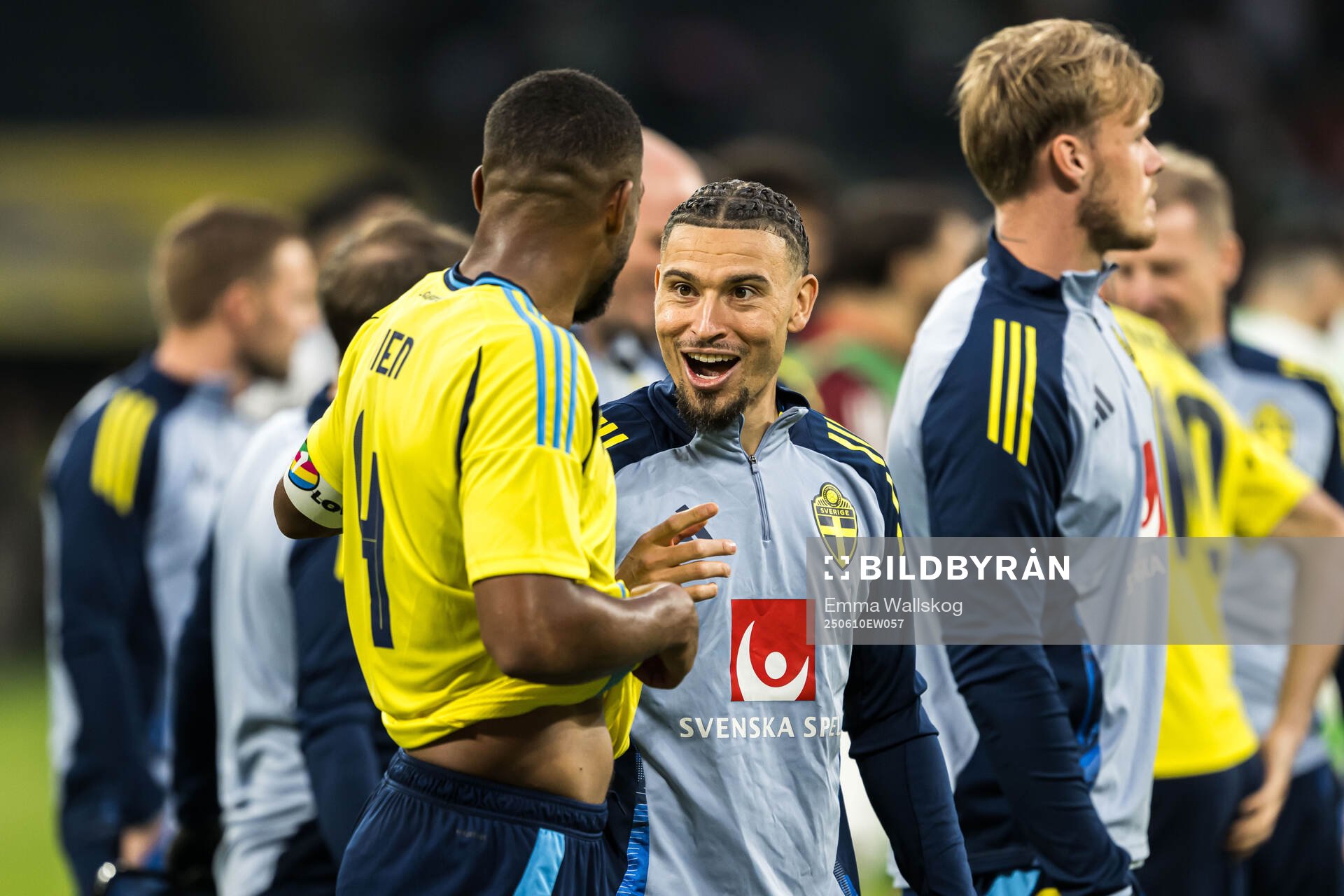 Isak Hien and Jordan Larsson of Sweden