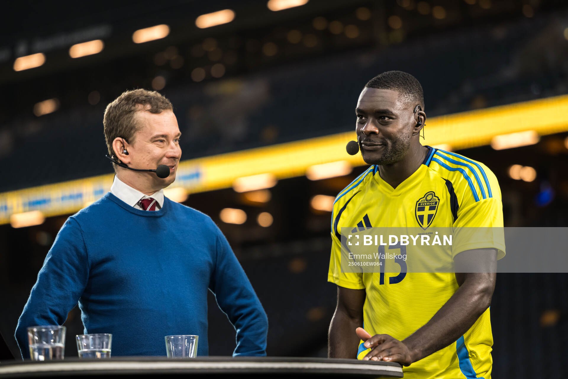 Erik Niva of Swedish broadcaster Viaplay and Ken Sema of