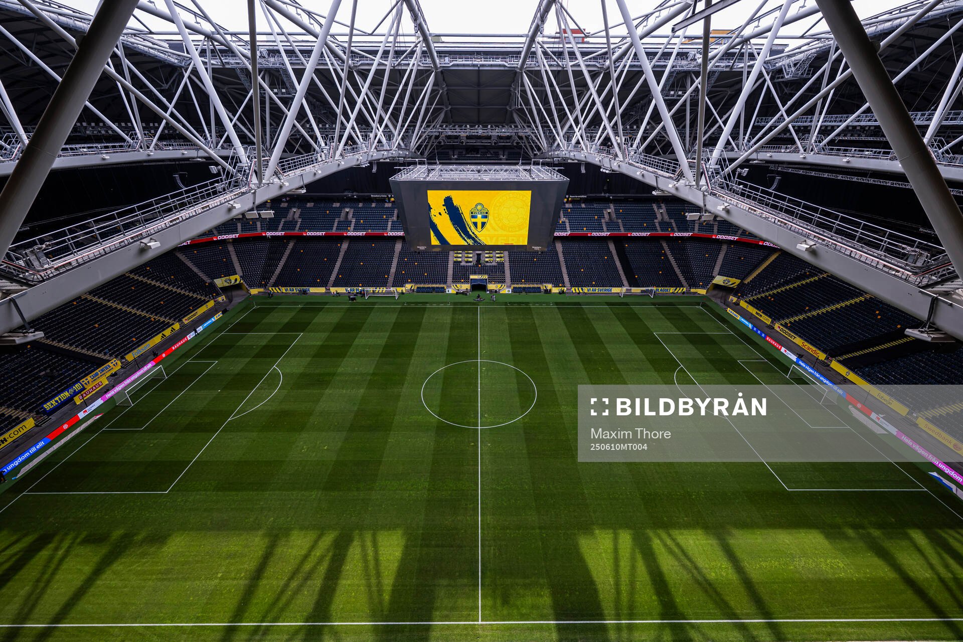 Interior view over Strawberry Arena