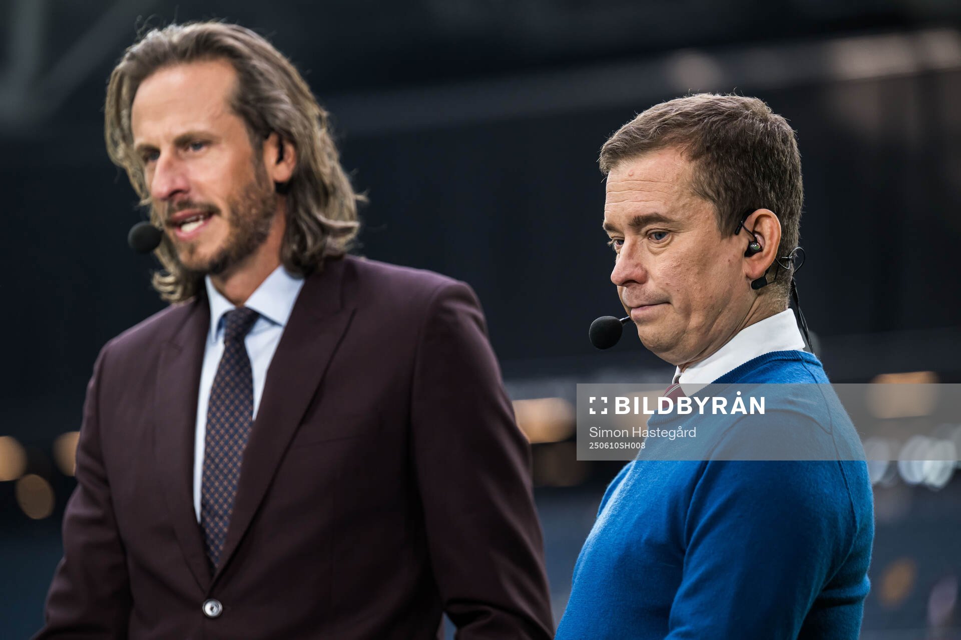 Jonas Olsson and Erik Niva of Swedish broadcaster Viaplay
