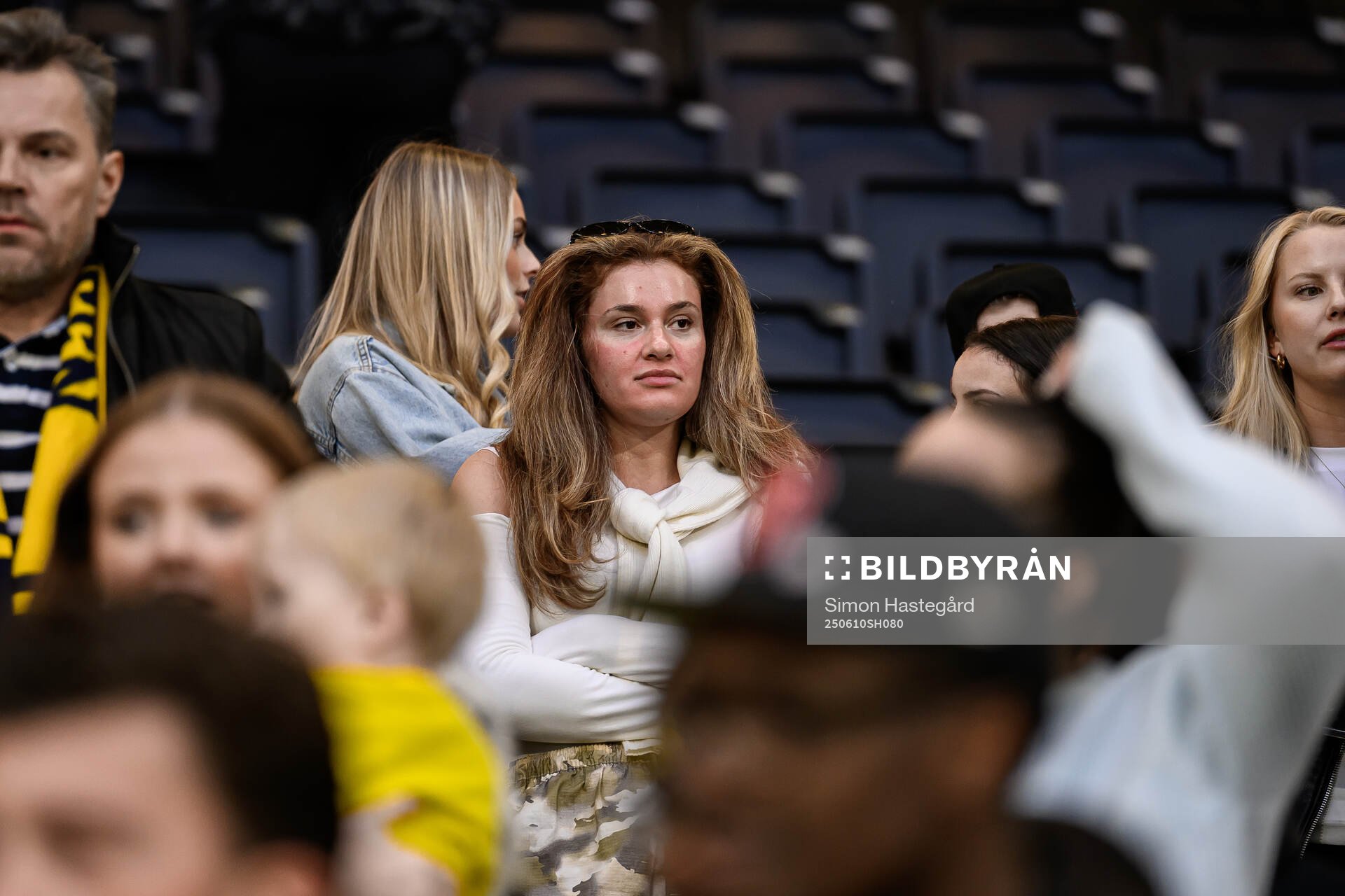 Sandra Kulusevska in the stands