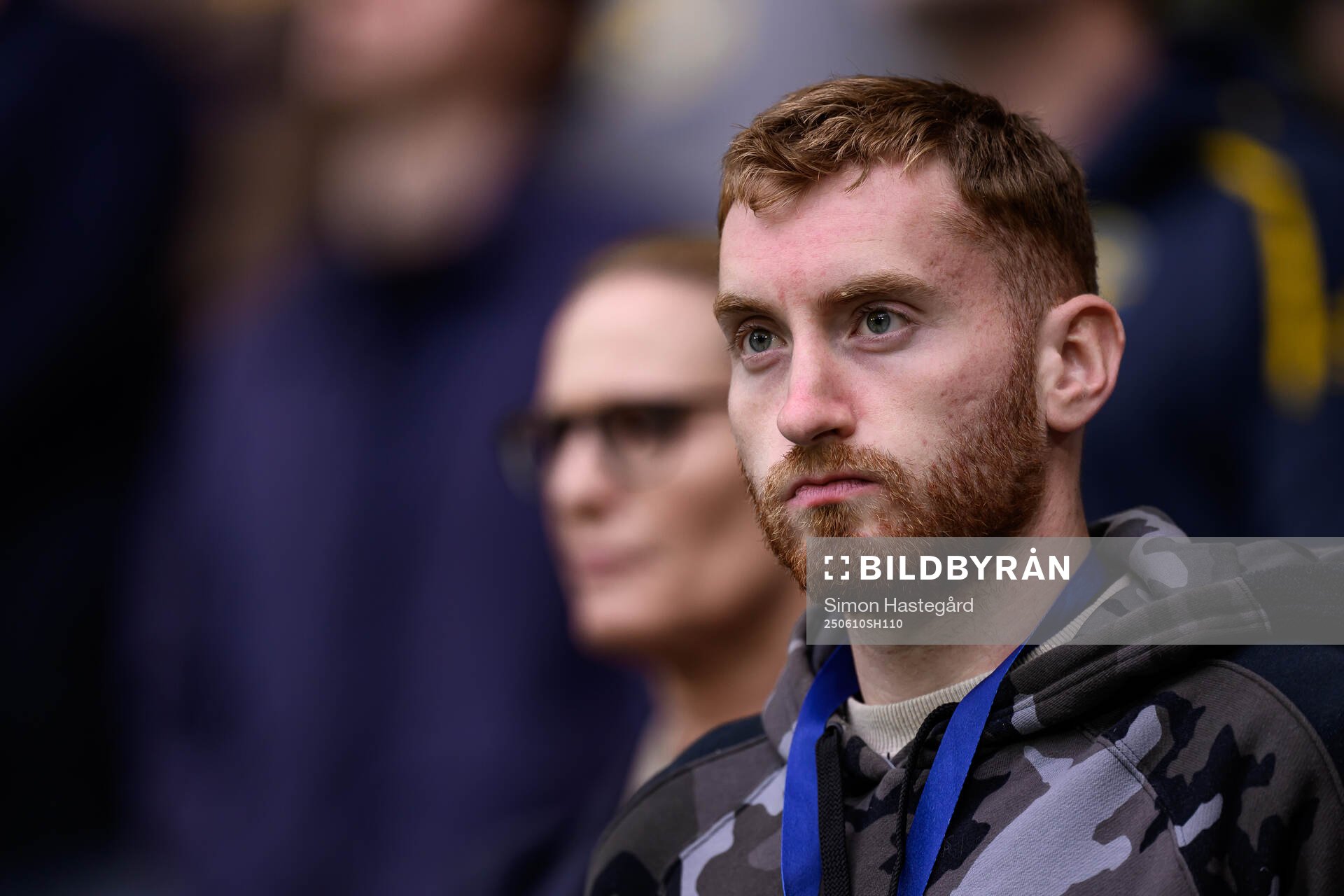 Dejan Kulusevski of Sweden in the stands