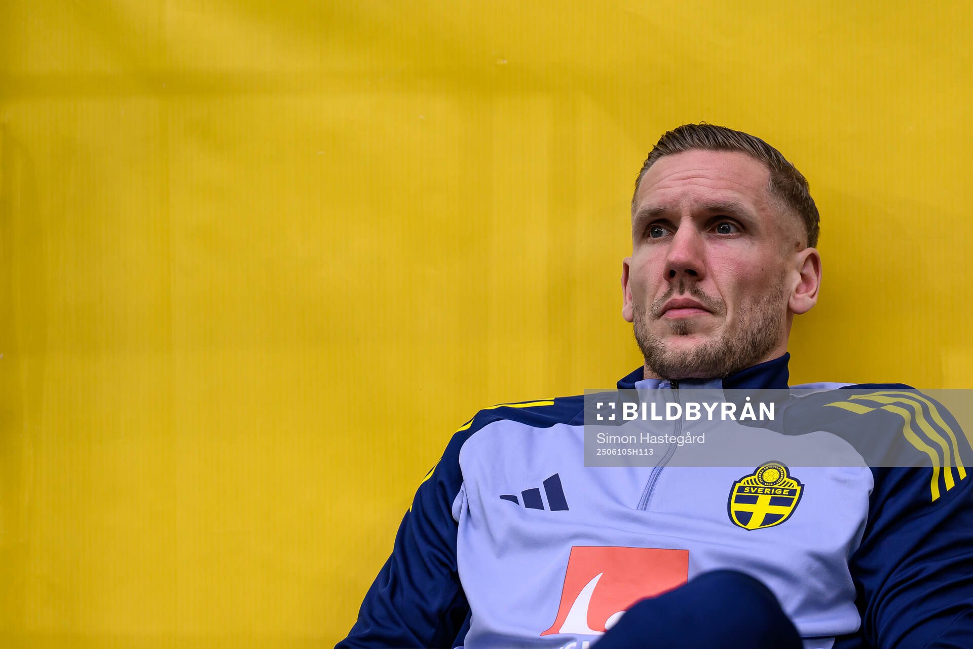 Goalkeeper Robin Olsen of Sweden