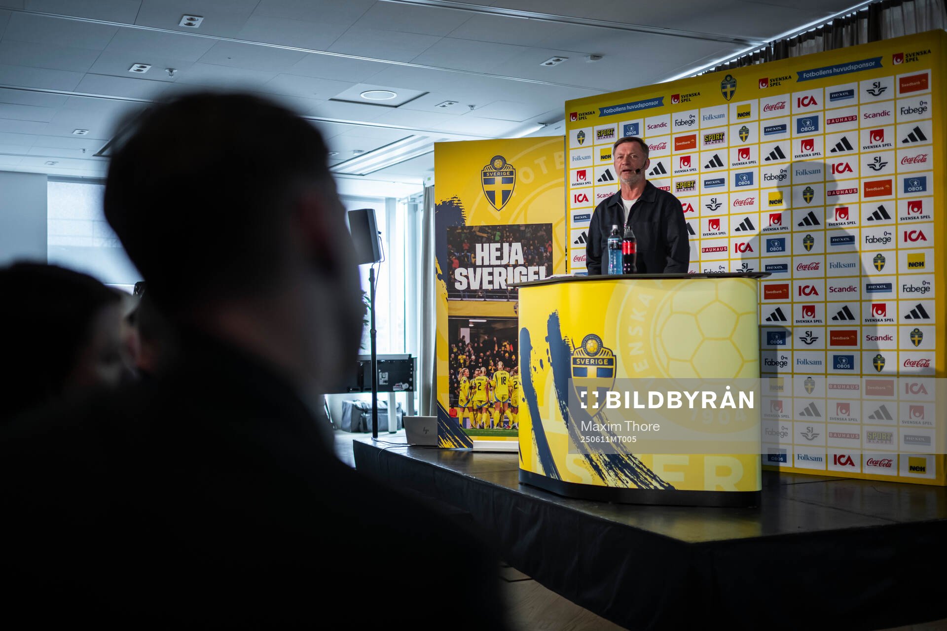Peter Gerhardsson, head coach of the Swedish women's