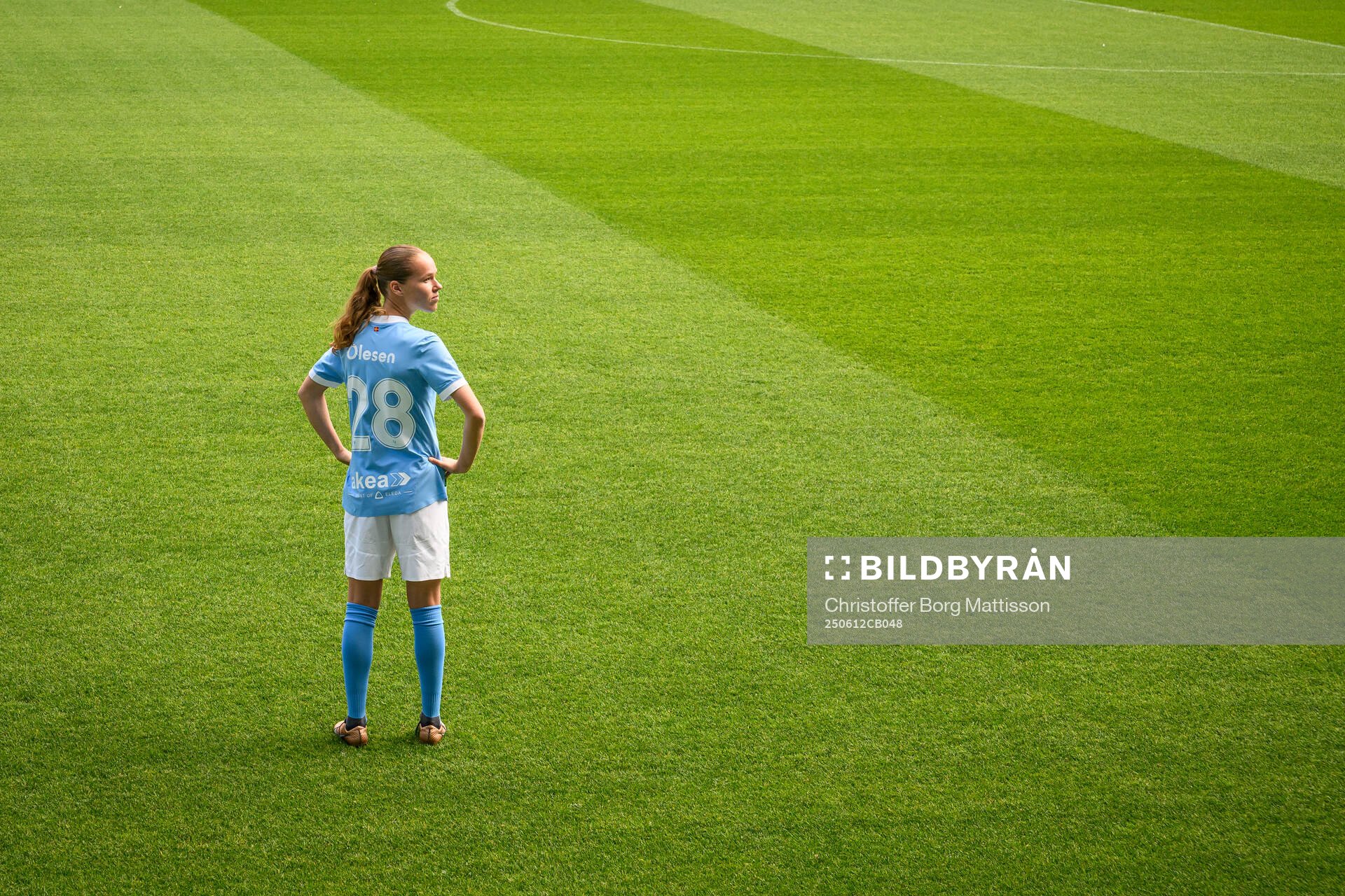 Malmö FF presenterar Karoline Olesen som ny spelare