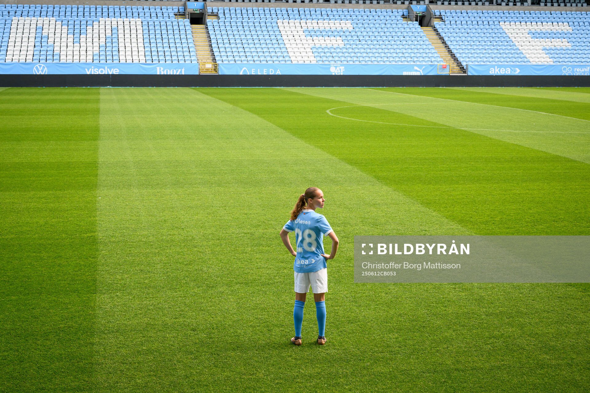 Malmö FF presenterar Karoline Olesen som ny spelare