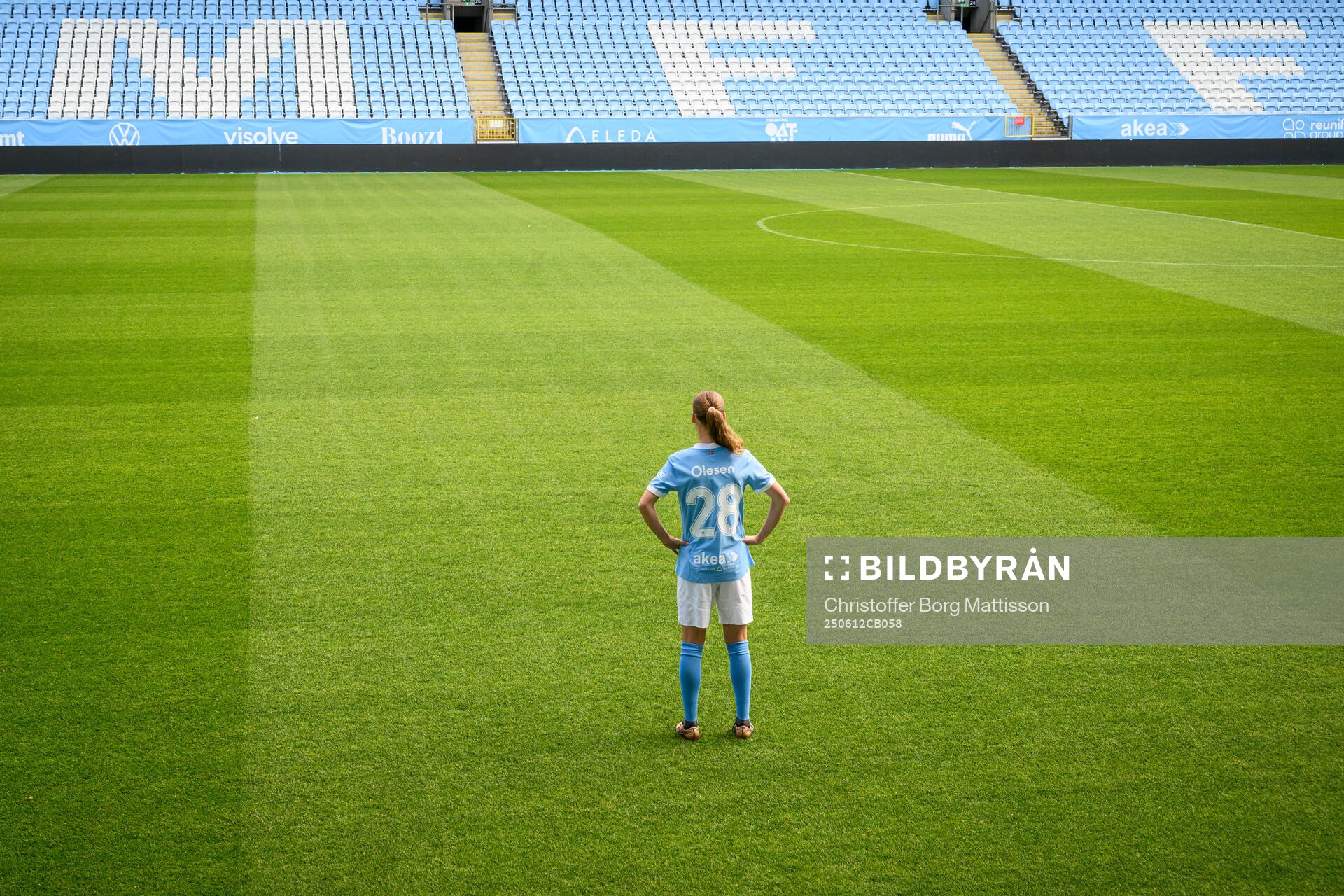 Malmö FF presenterar Karoline Olesen som ny spelare