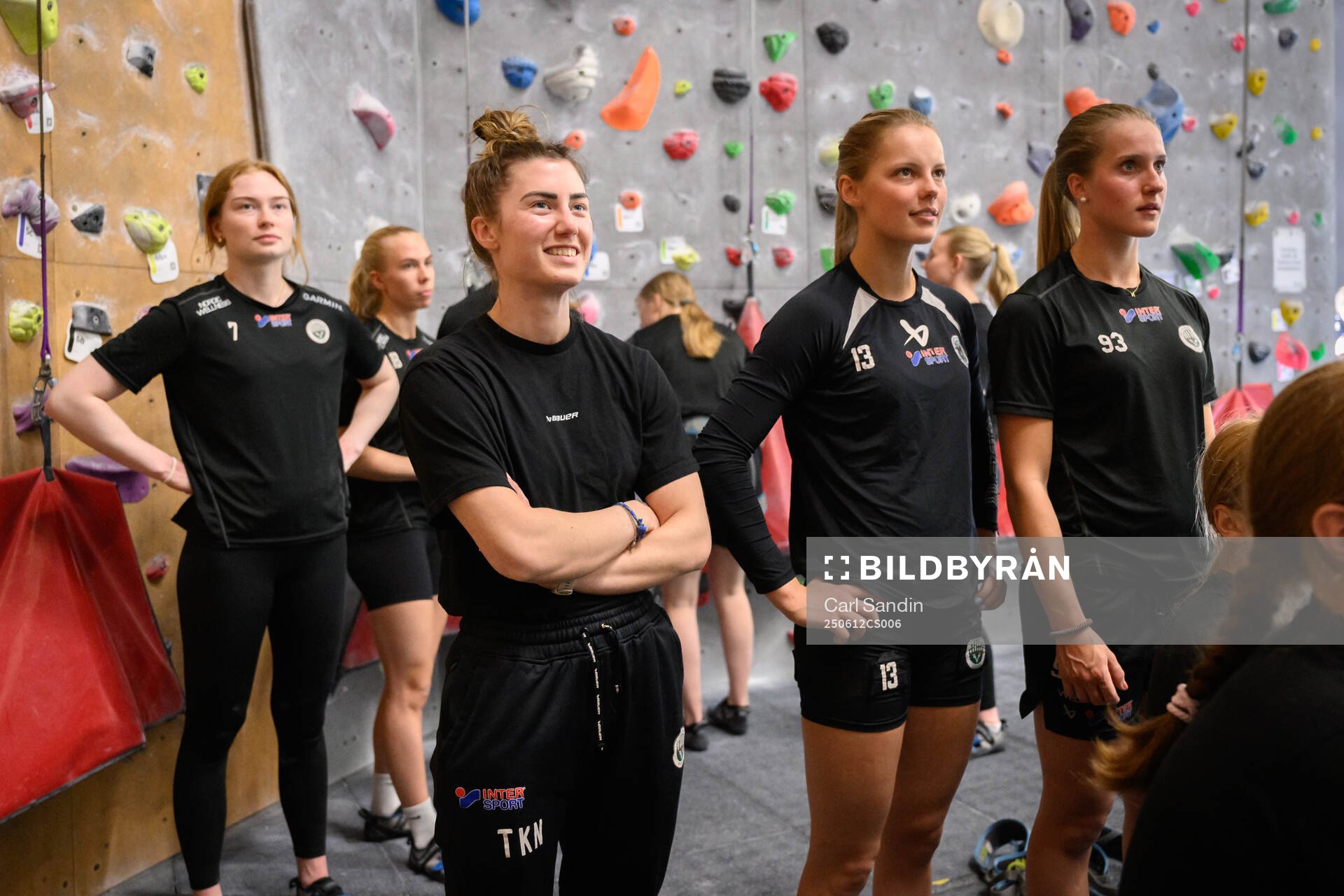 Frölundas fystränare Tilda Kruger Nilsson och Edit
