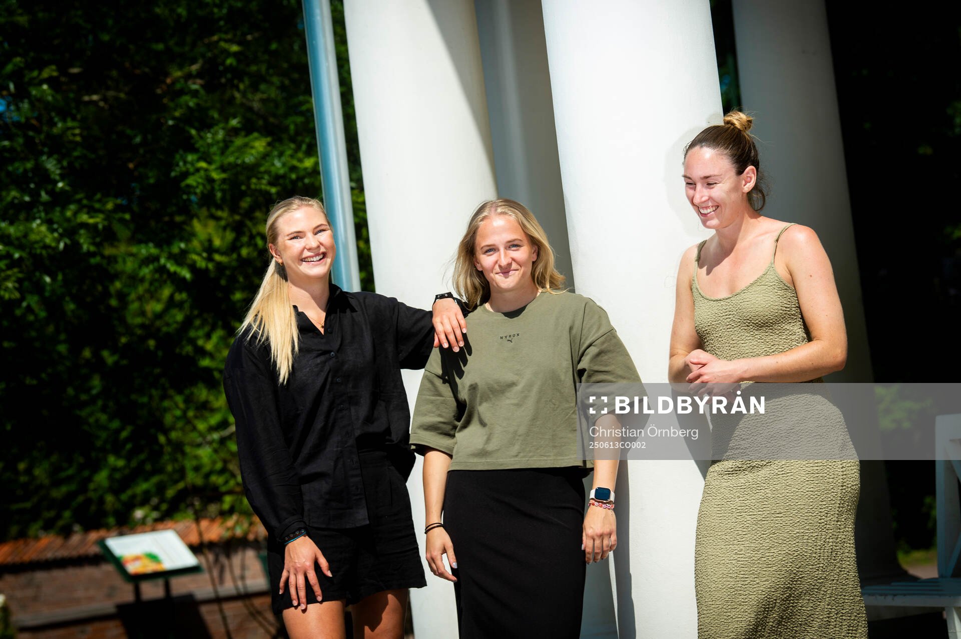 Malmö FFs Ellen Löfqvist, Tuva Skoog och Moa Öhman