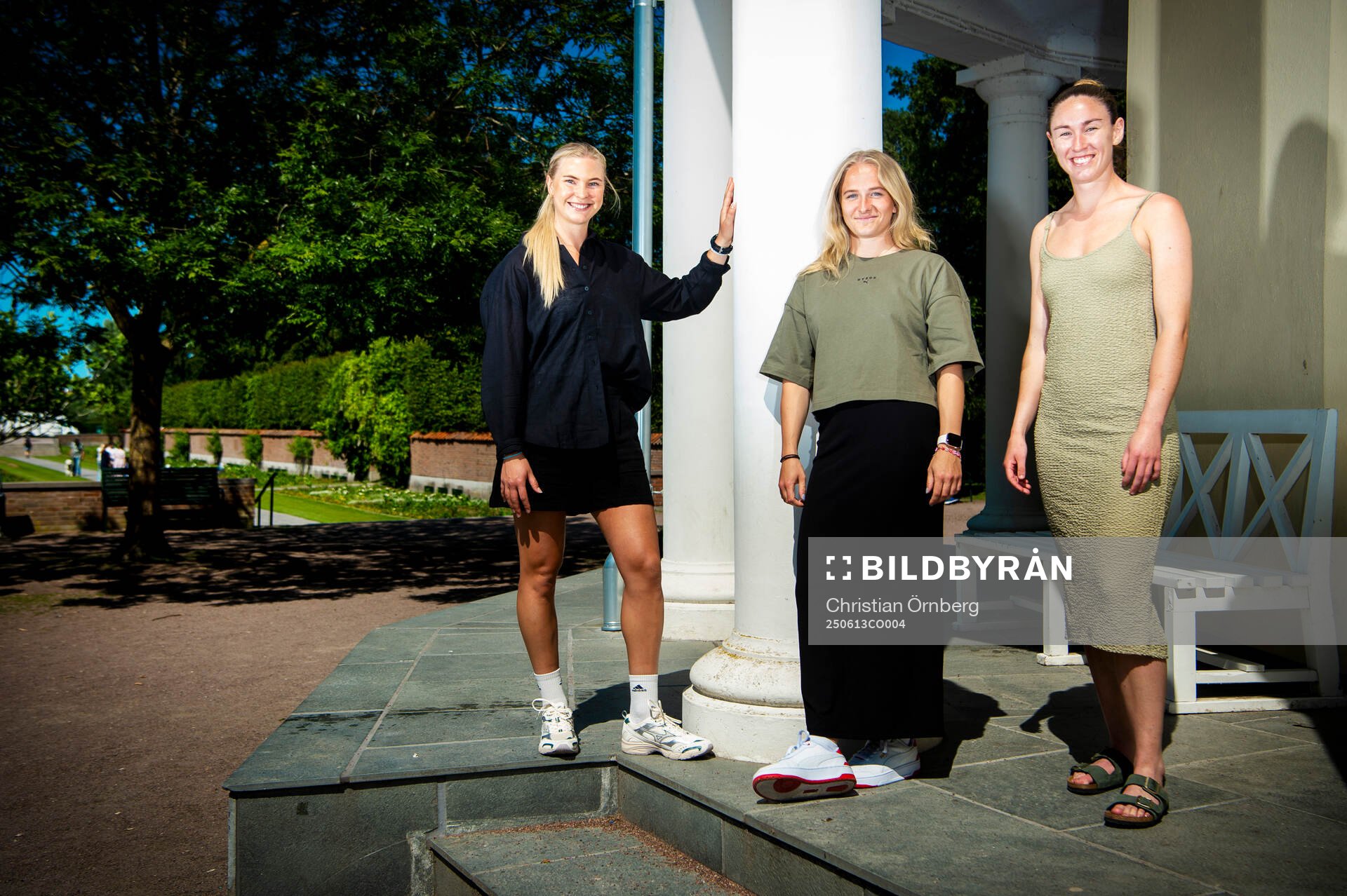 Malmö FFs Ellen Löfqvist, Tuva Skoog och Moa Öhman