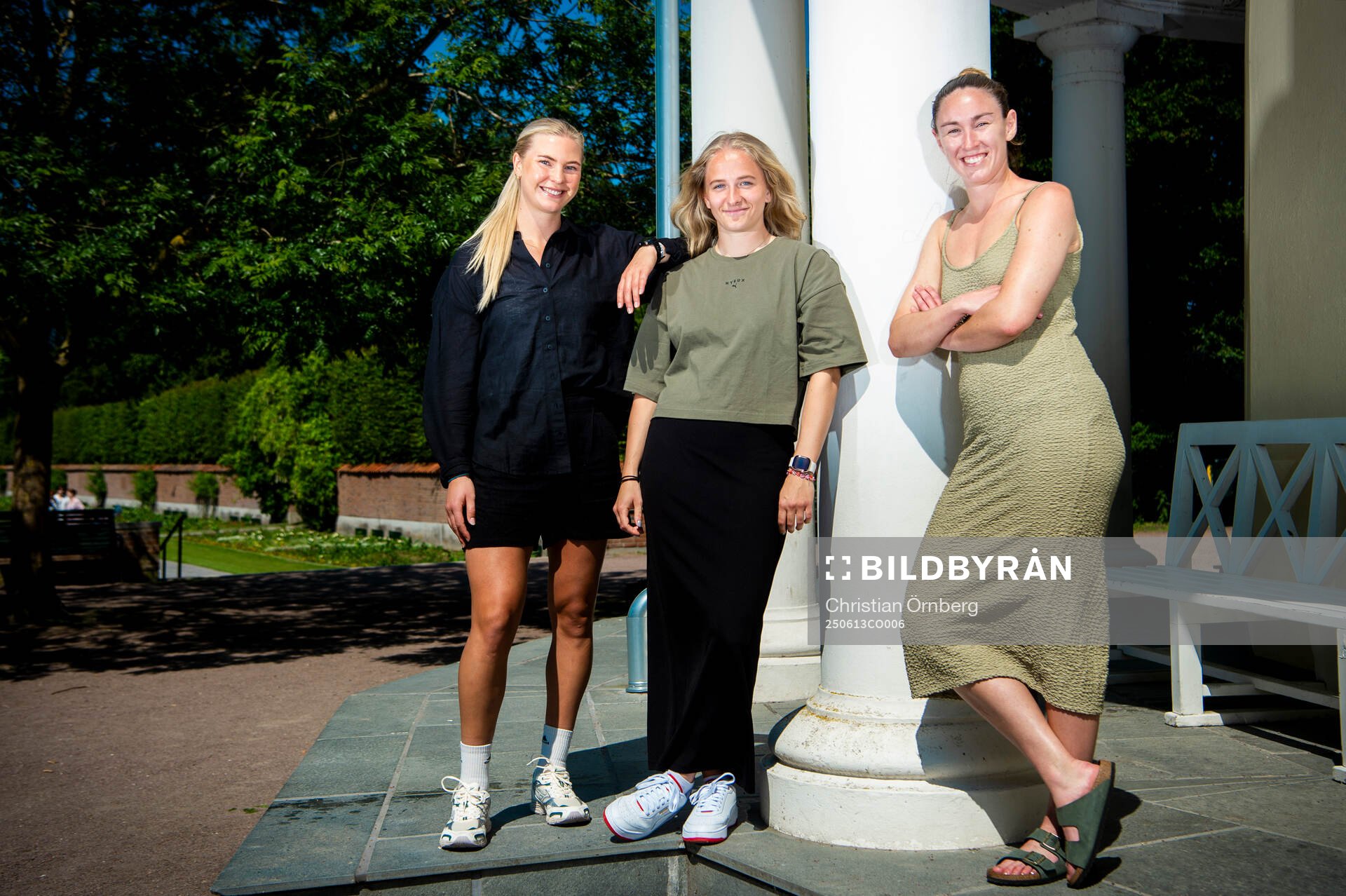 Malmö FFs Ellen Löfqvist, Tuva Skoog och Moa Öhman