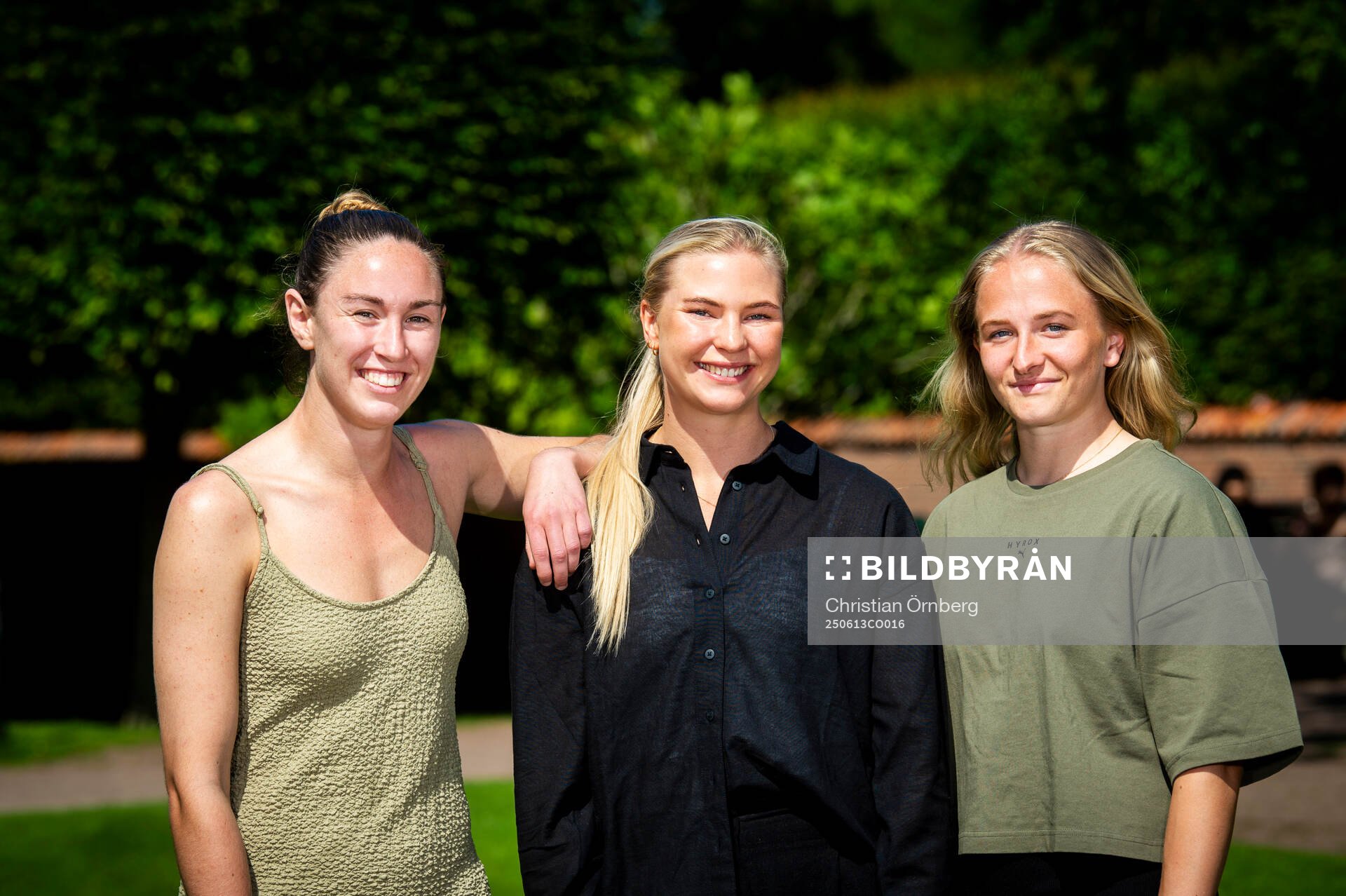 Malmö FFs Moa Öhman, Ellen Löfqvist och Tuva Skoog
