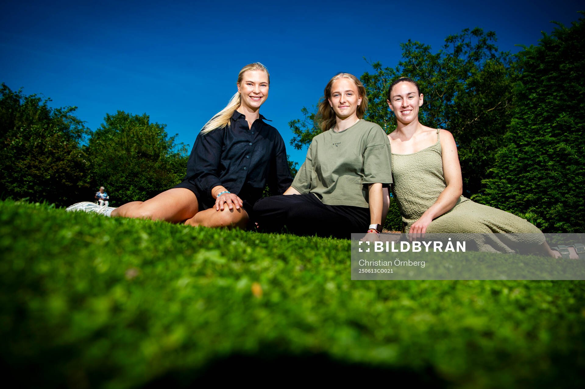 Malmö FFs Ellen Löfqvist, Tuva Skoog och Moa Öhman