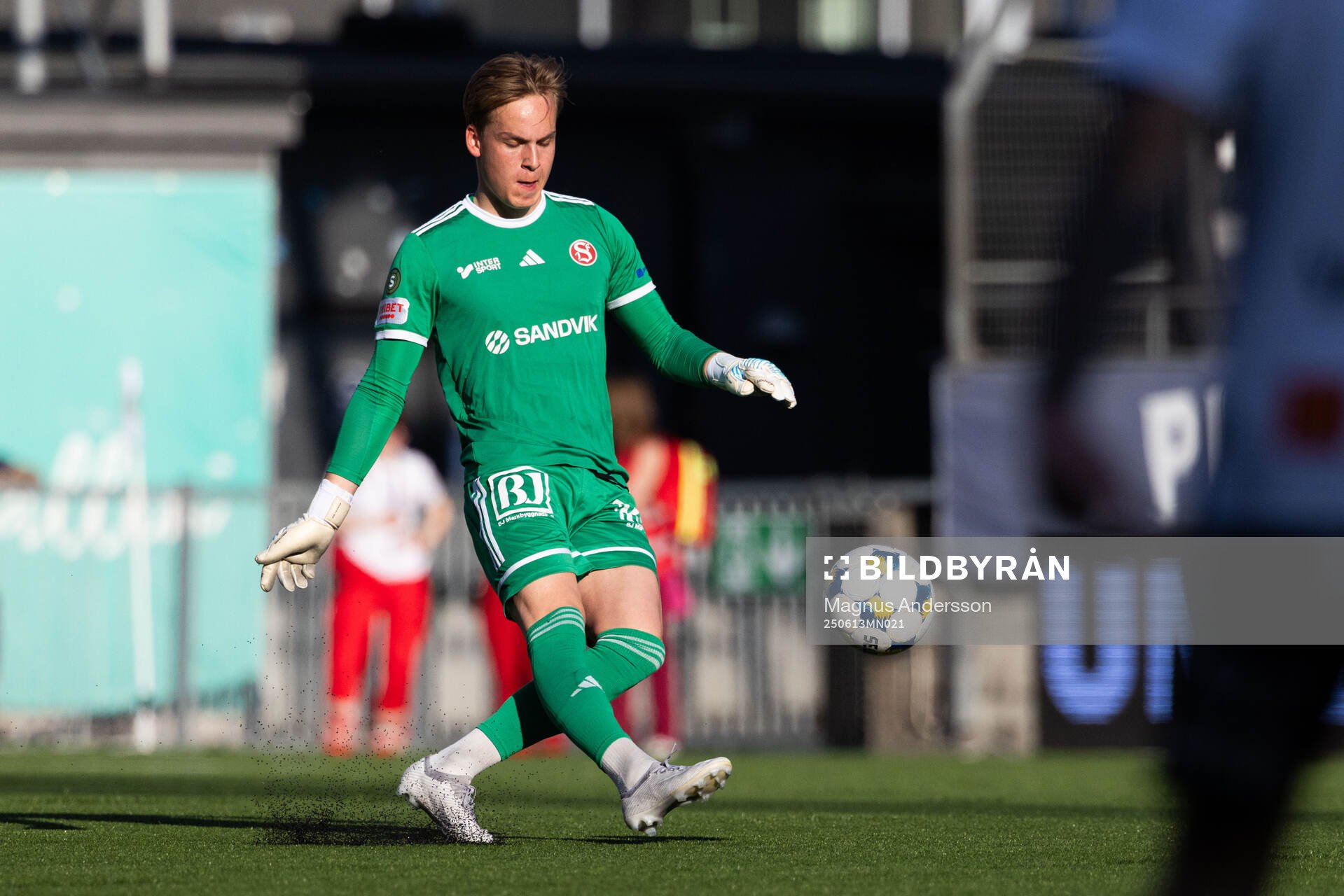 Sandvikens IFs målvakt Hannes Sveijer