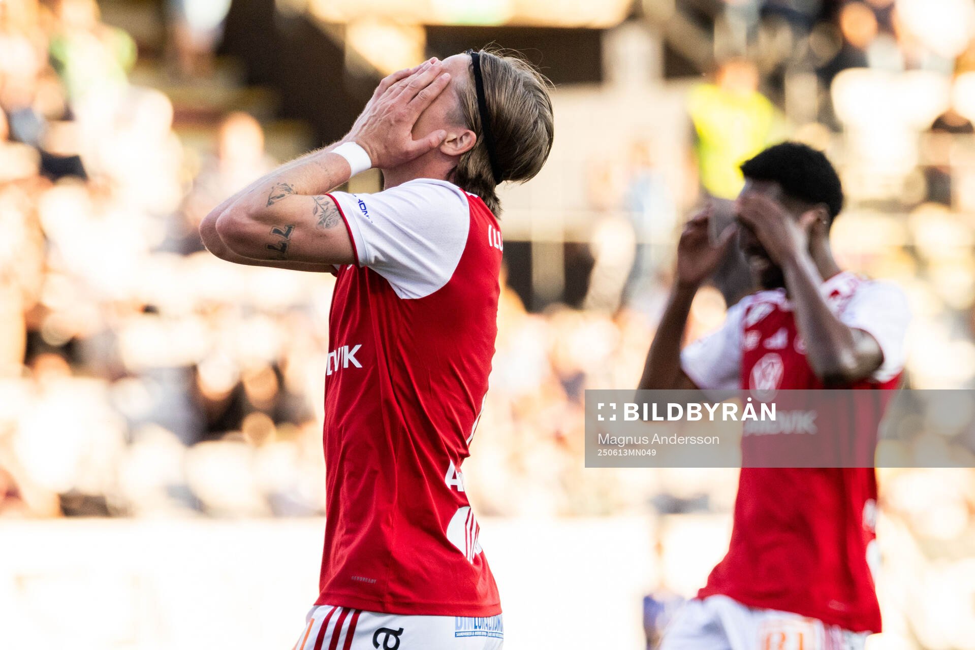 Sandvikens IFs Johan Arvidsson deppar