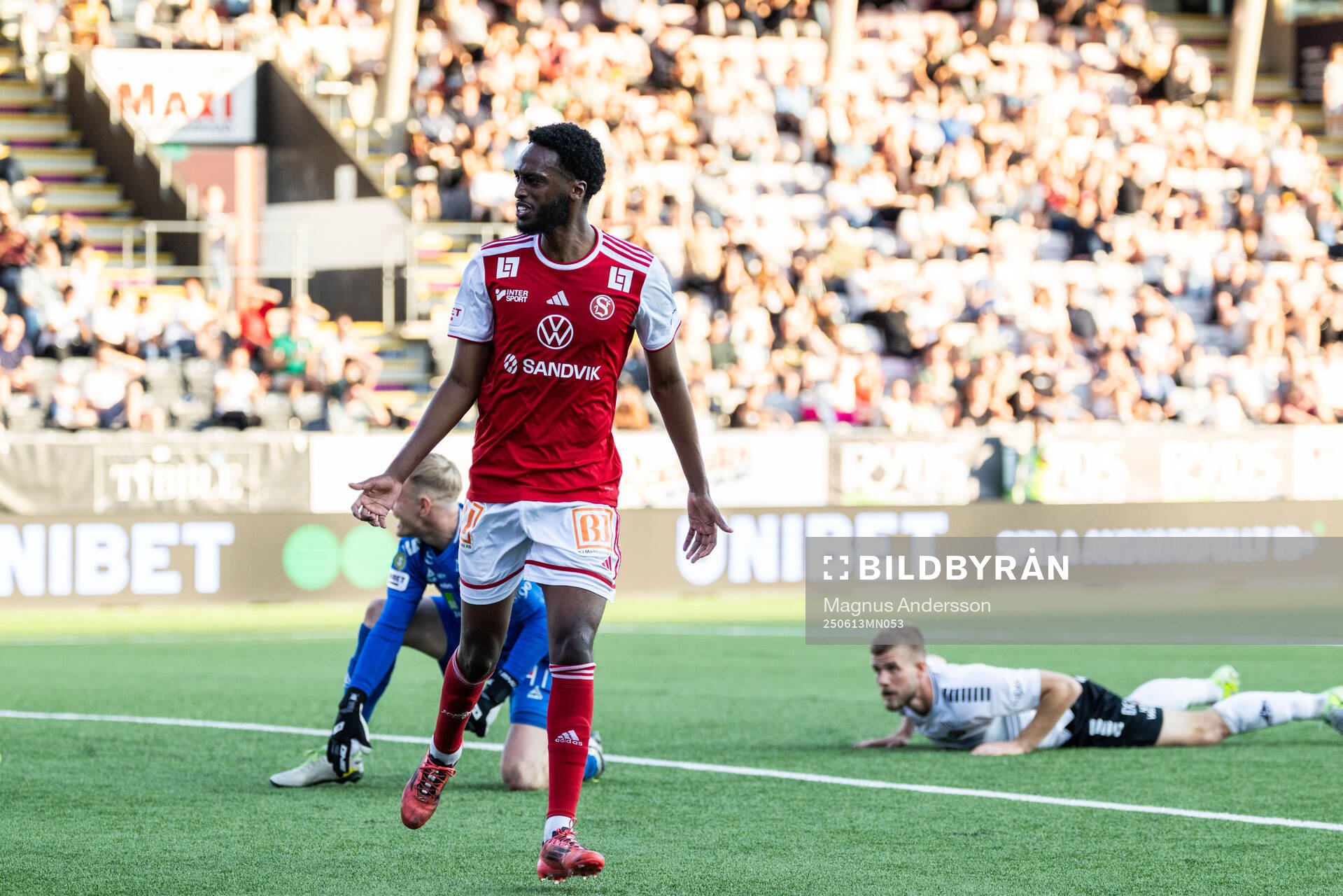 Sandvikens IFs Mohammed Mahammed jublar