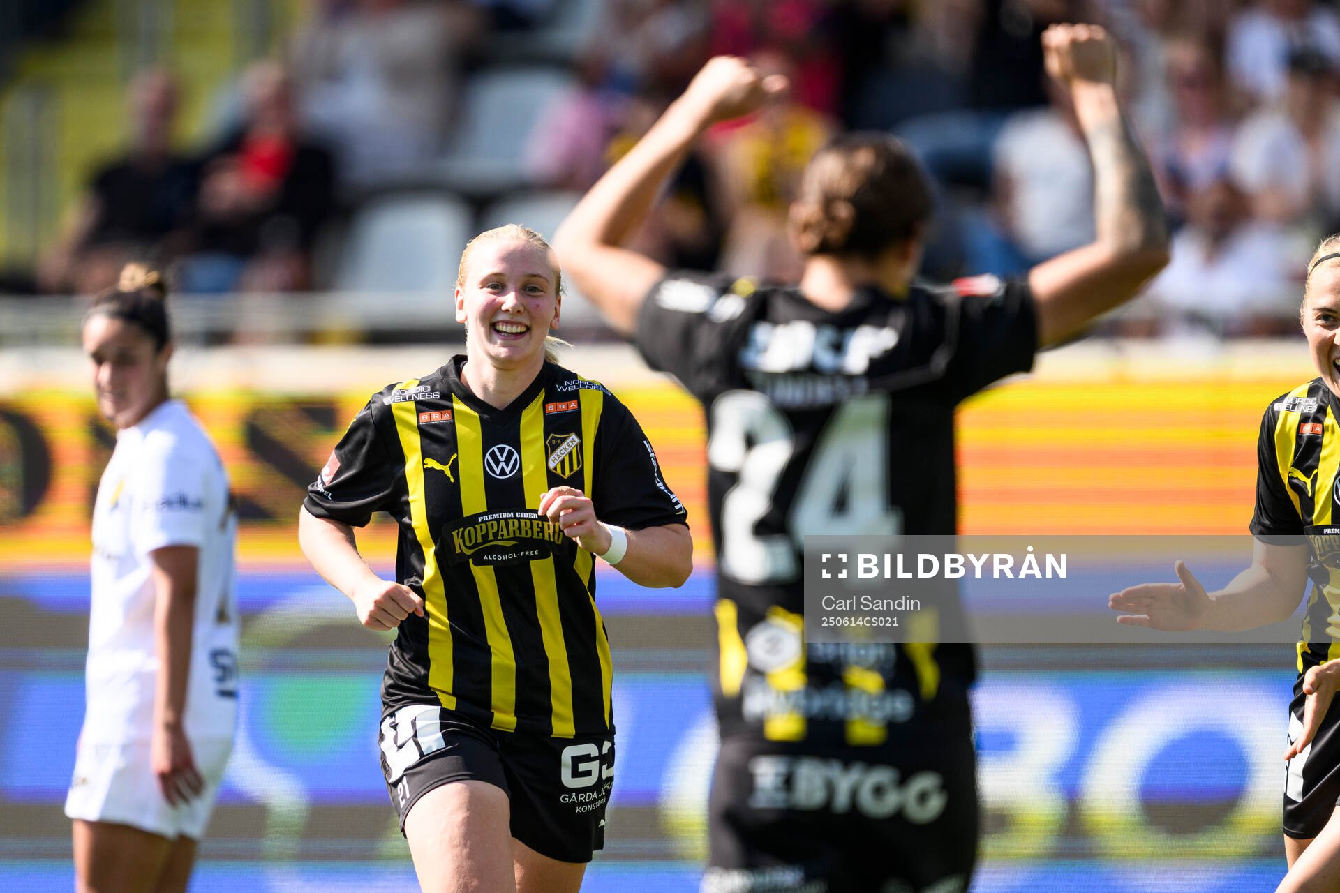 Häckens Johanna Fossdalsá Sørensen jublar