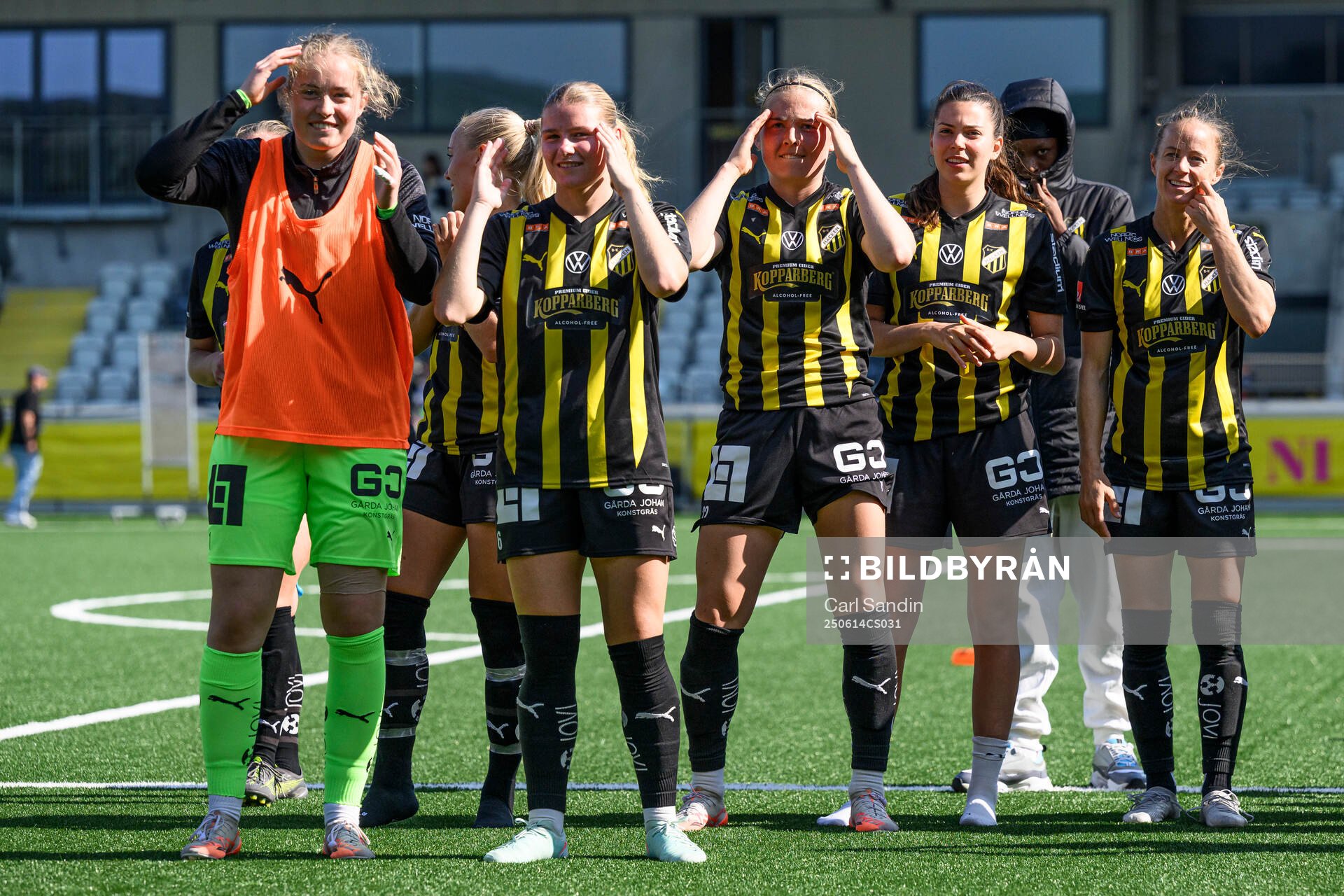 Häckens Paulina Nyström jublar