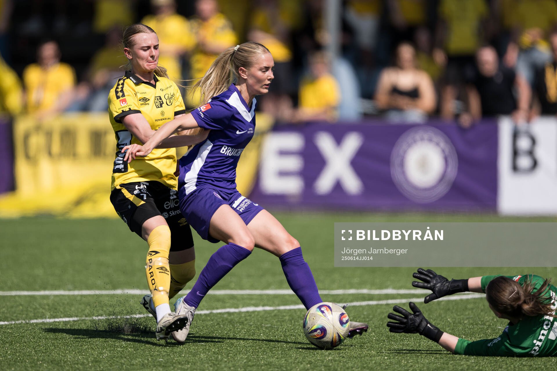 Elfsborgs Hanna Jiozon och Jitexs Hanna Comnell