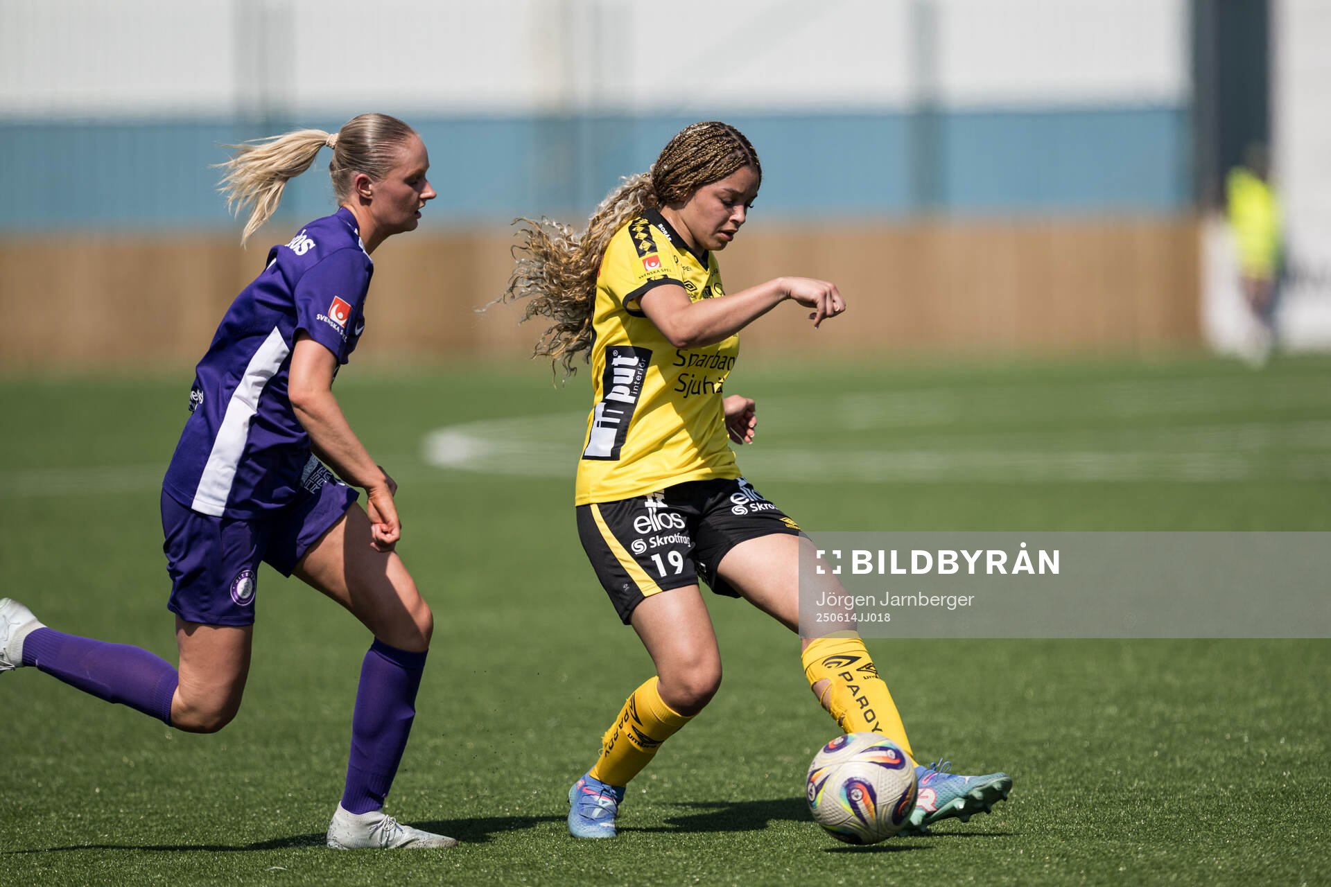 Jitexs Lizette Kennethsson och Elfsborgs Jennifer Brinck