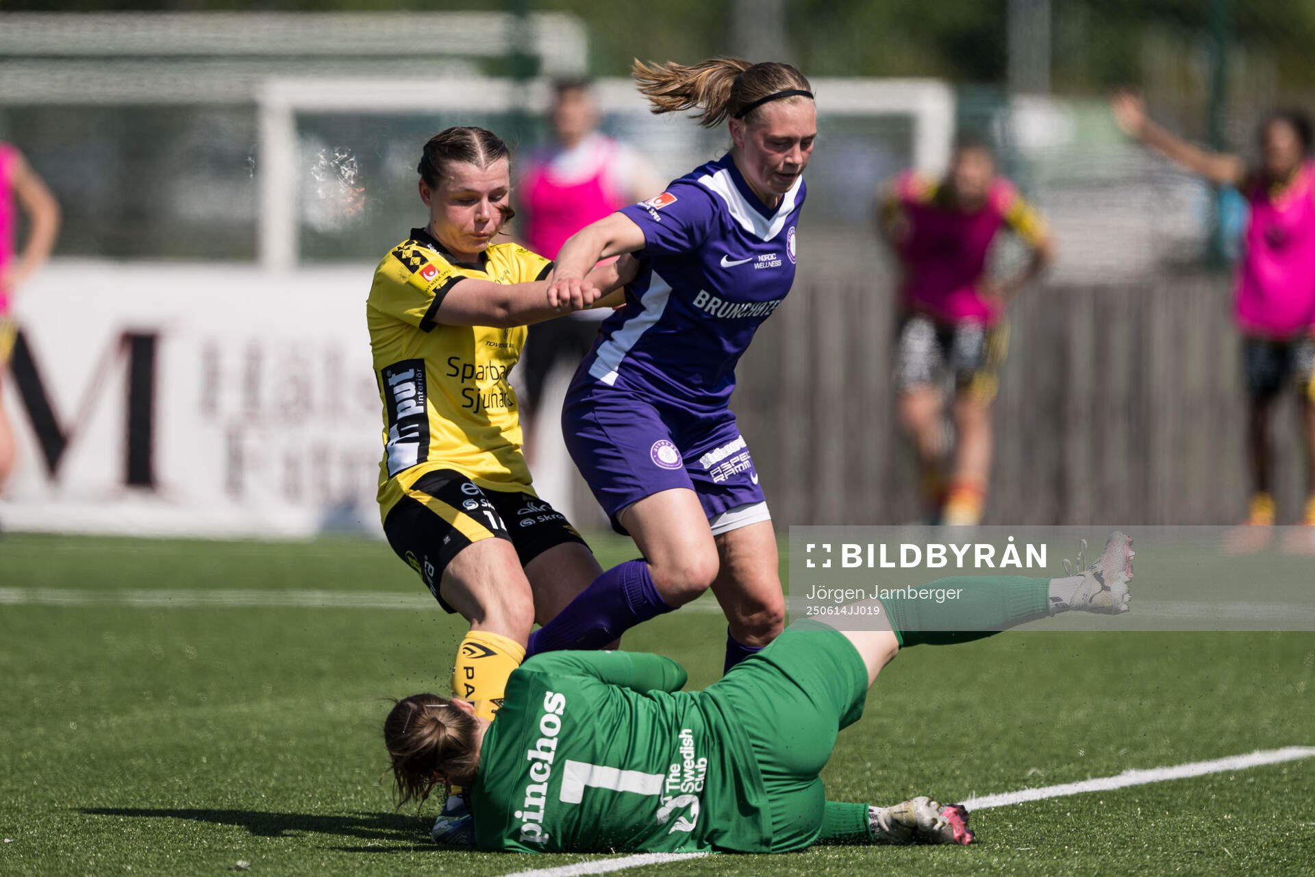 Elfsborgs Elin Flakberg och Jitexs Malin Sipiläinen