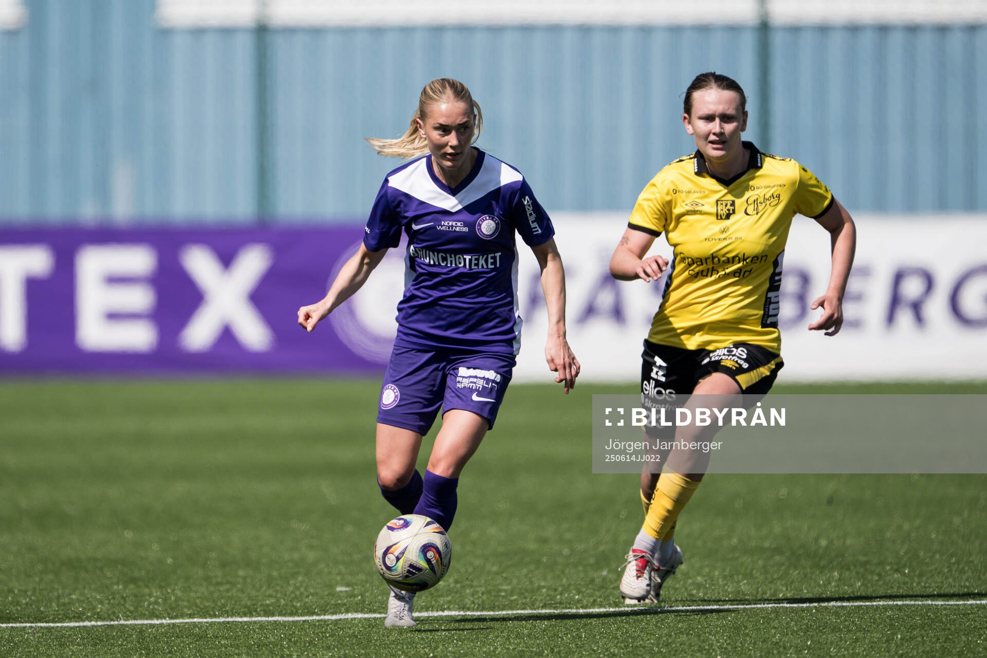 Jitexs Hanna Comnell och Elfsborgs Ellen Nilsson