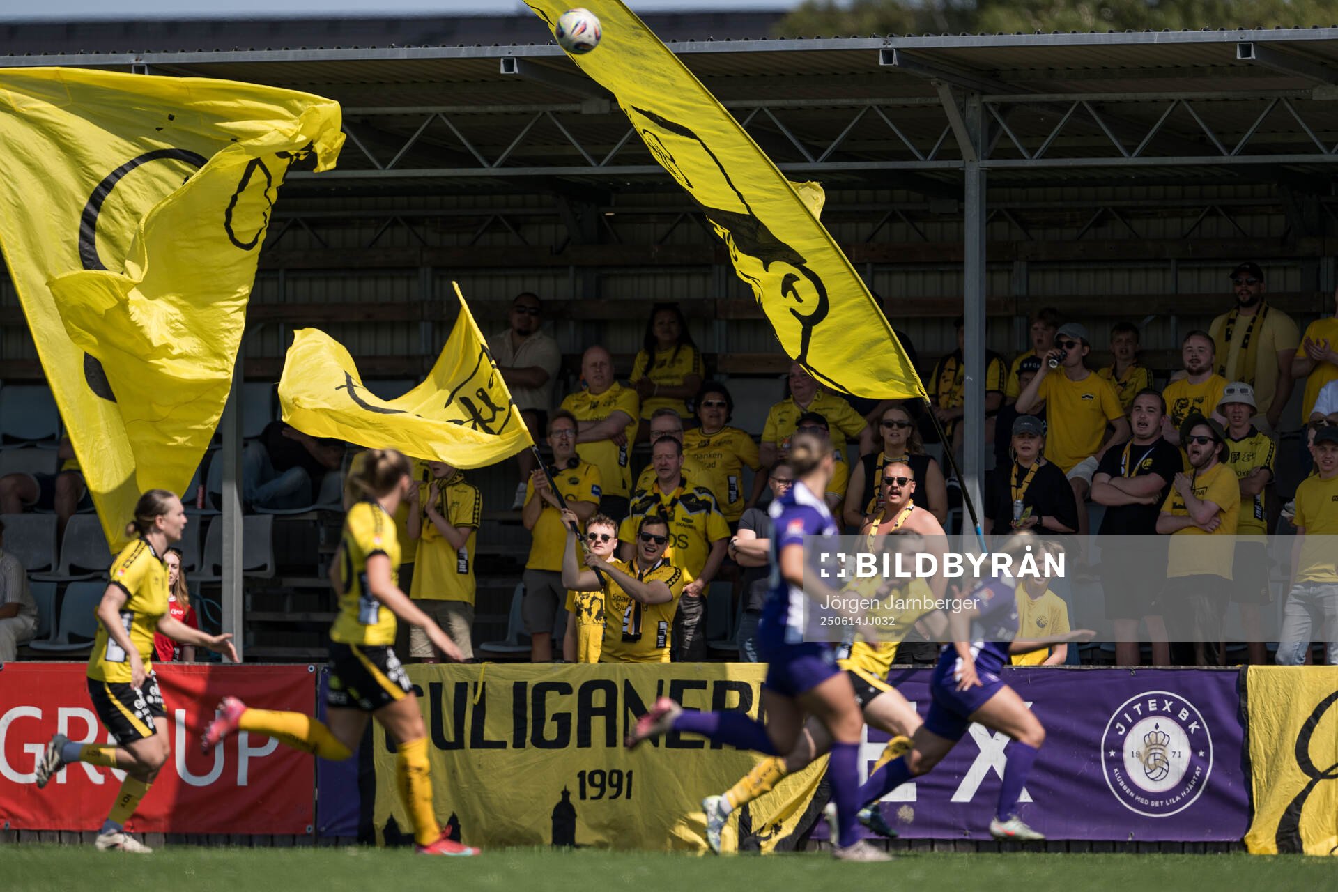 Elfsborg supportrar på läktaren