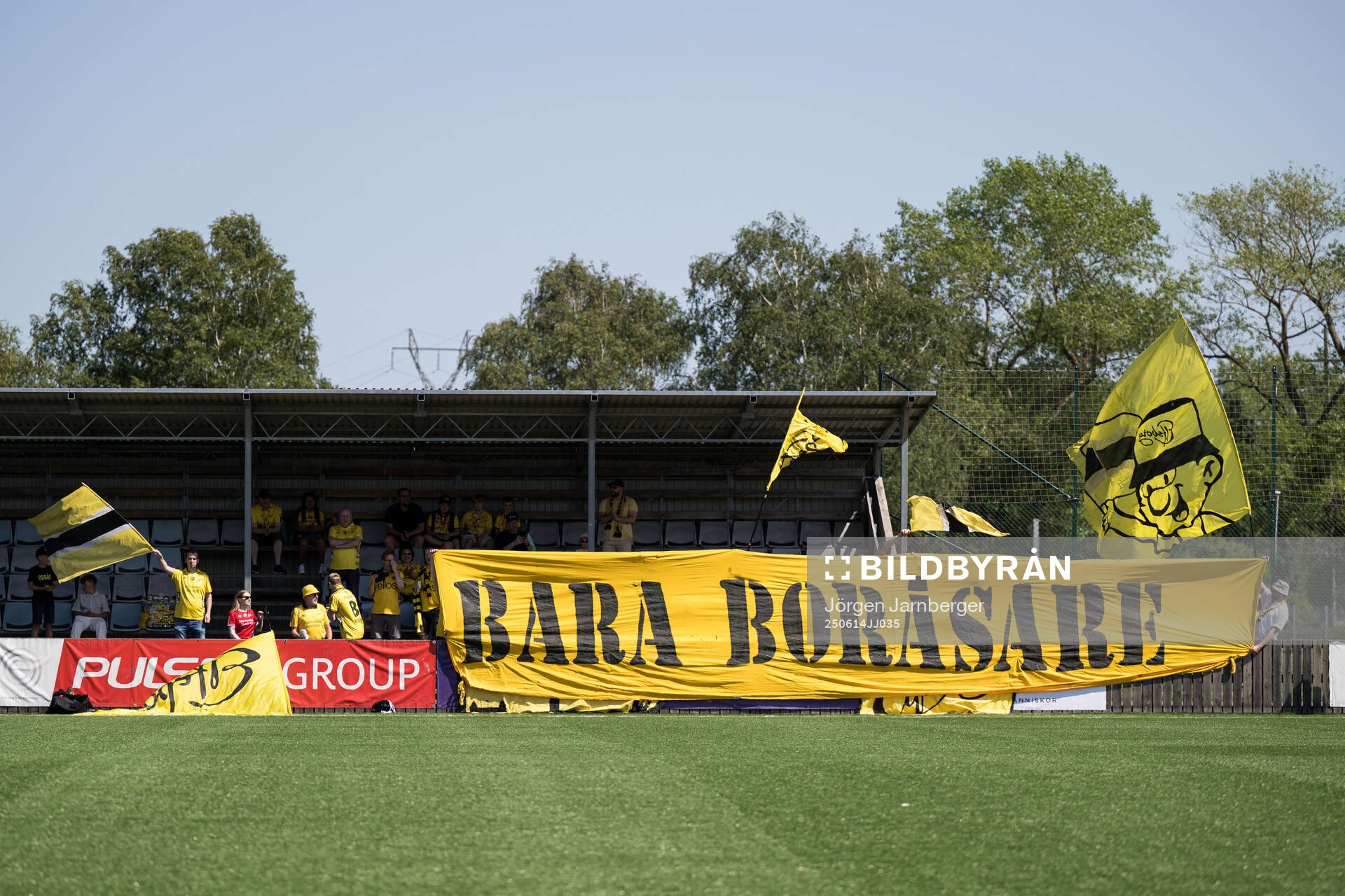 Elfsborgs supportrar på läktaren