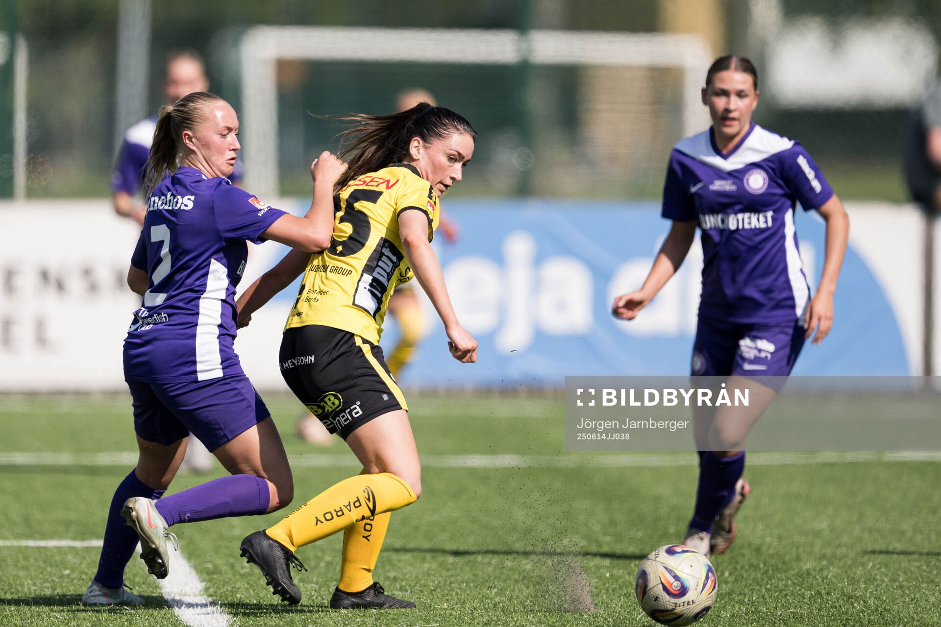 Jitexs Majken Ståhl och Elfsborgs Izabella Bergström