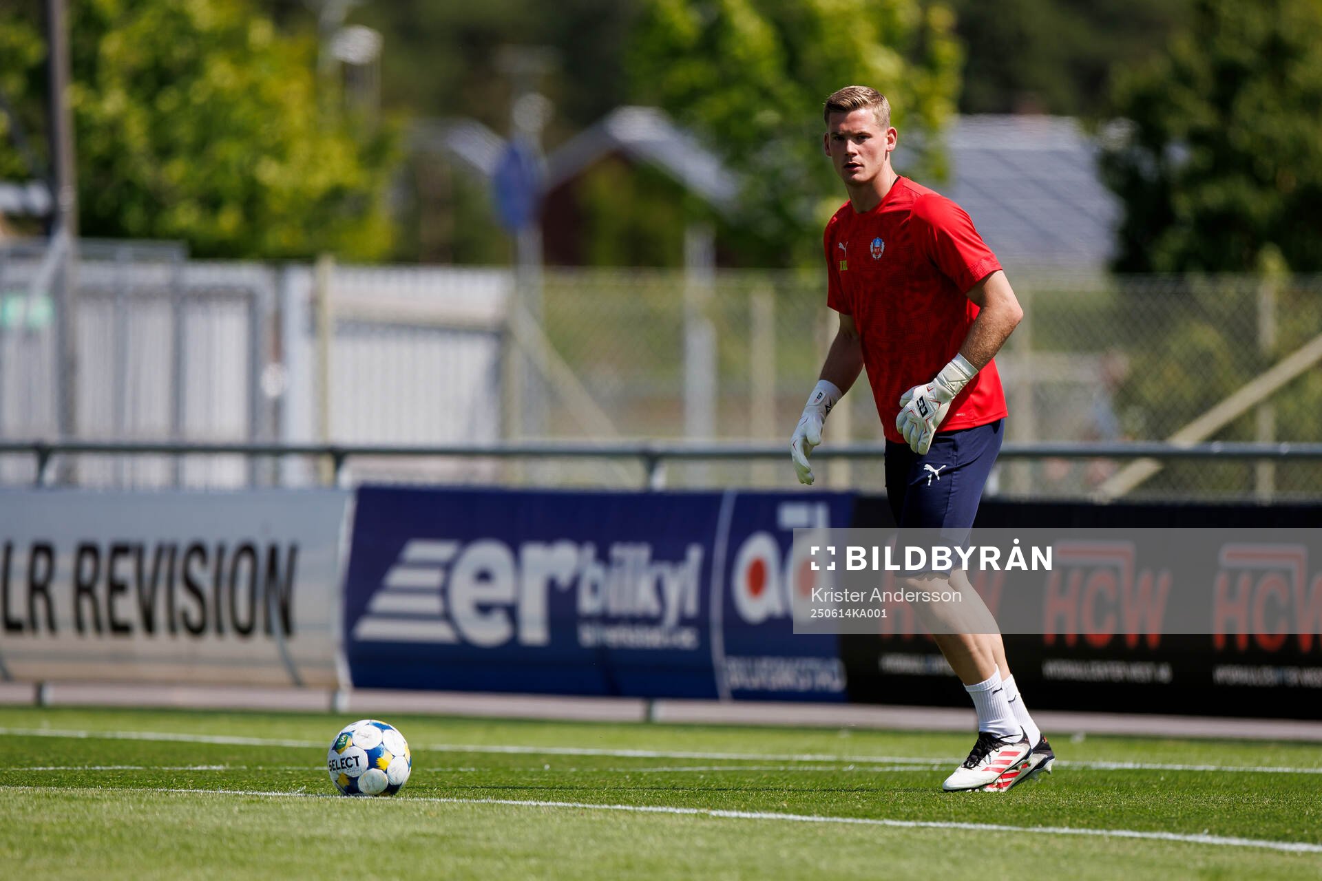 Helsingborgs målvakt Johan Brattberg