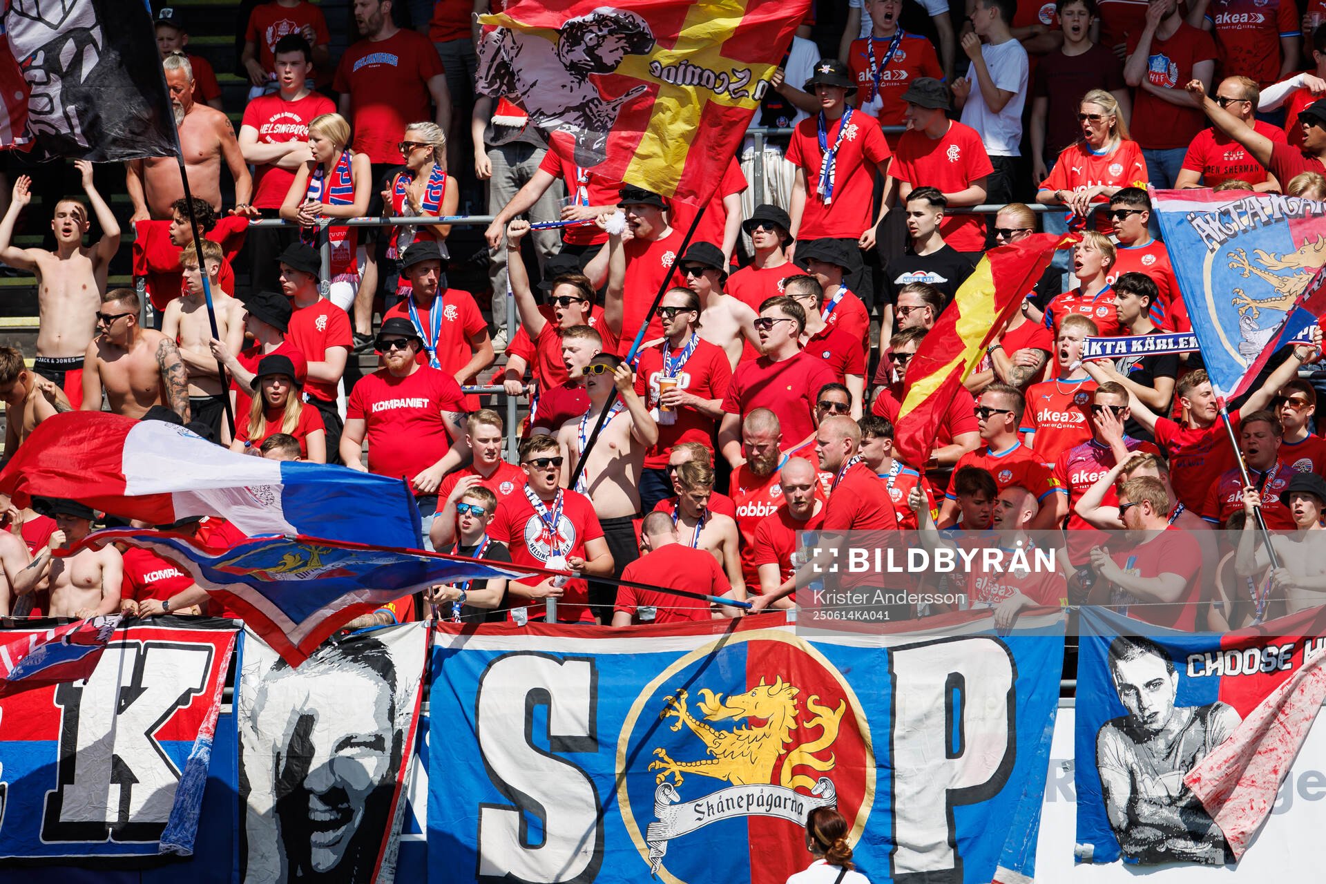 under fotbollsmatchen i Superettan mellan Falkenberg och