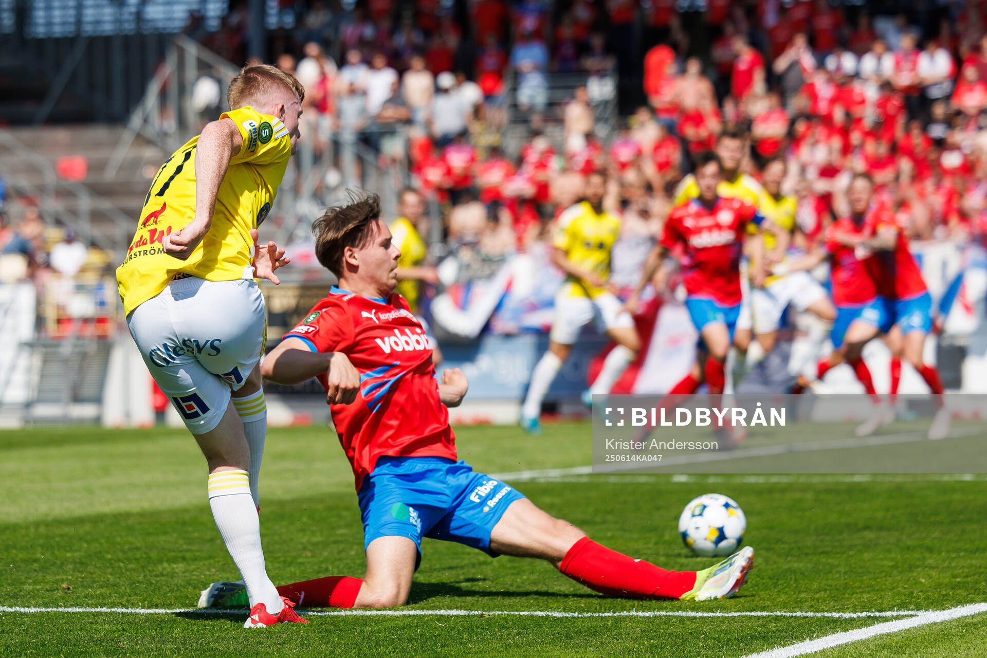 Falkenbergs Linus Borgström och Helsingborgs Simon