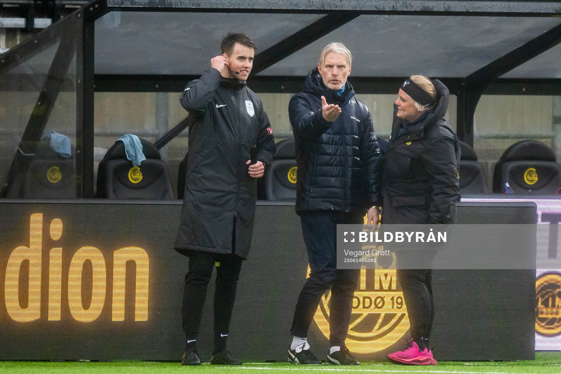 Head coach Cato Andre Hansen and fitness coach Rikke