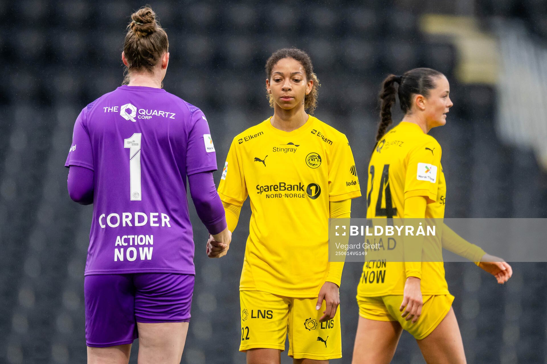 Regina Fiabema of Bodø/Glimt looks dejected