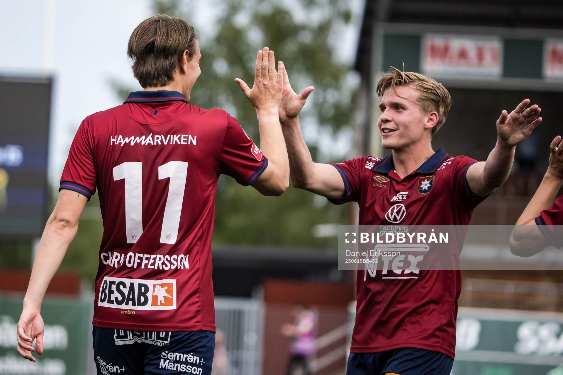 Örgrytes Noah Christoffersson jublar