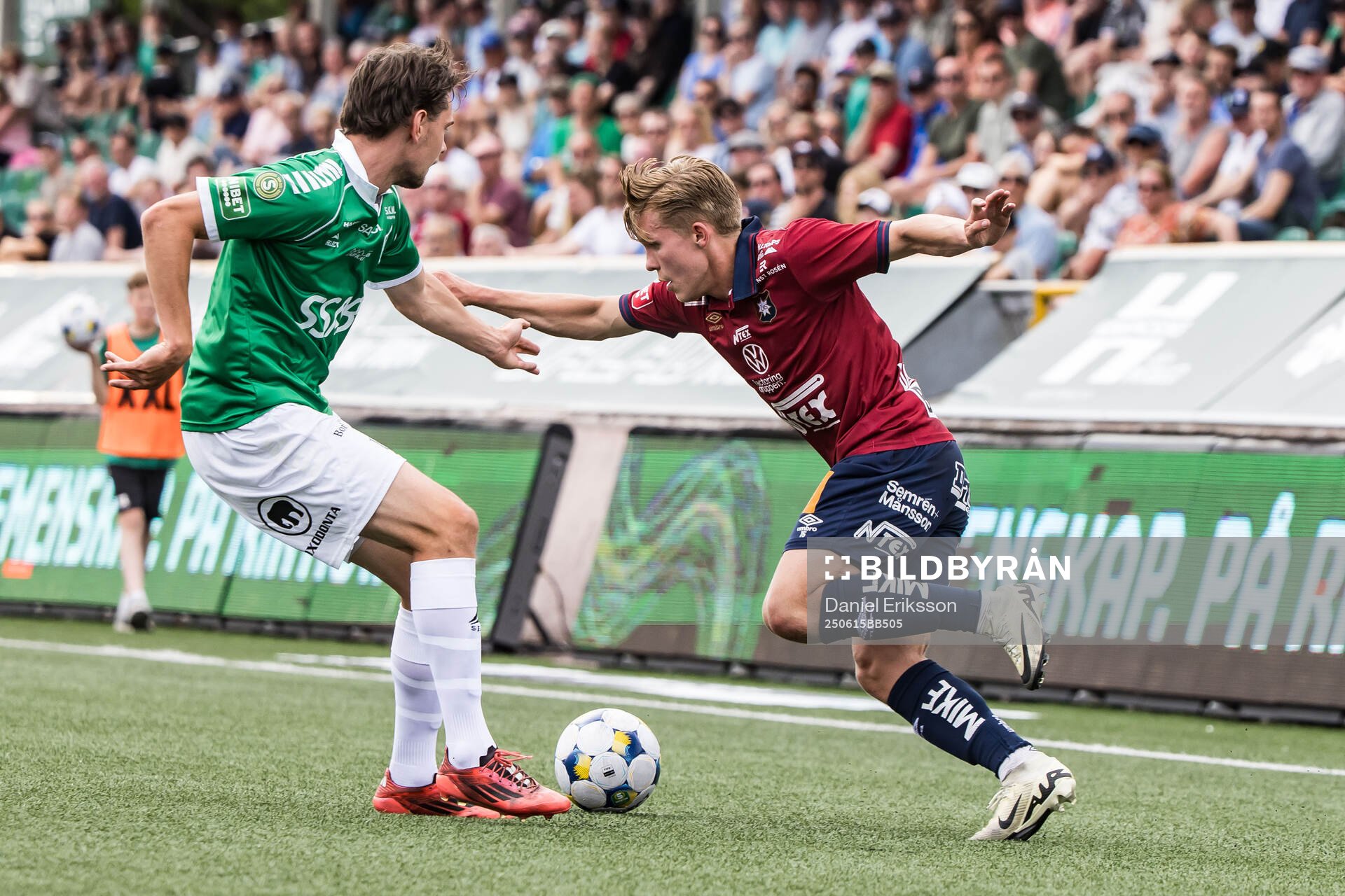 Brages Pontus Jonsson och Örgrytes Isak Dahlqvist