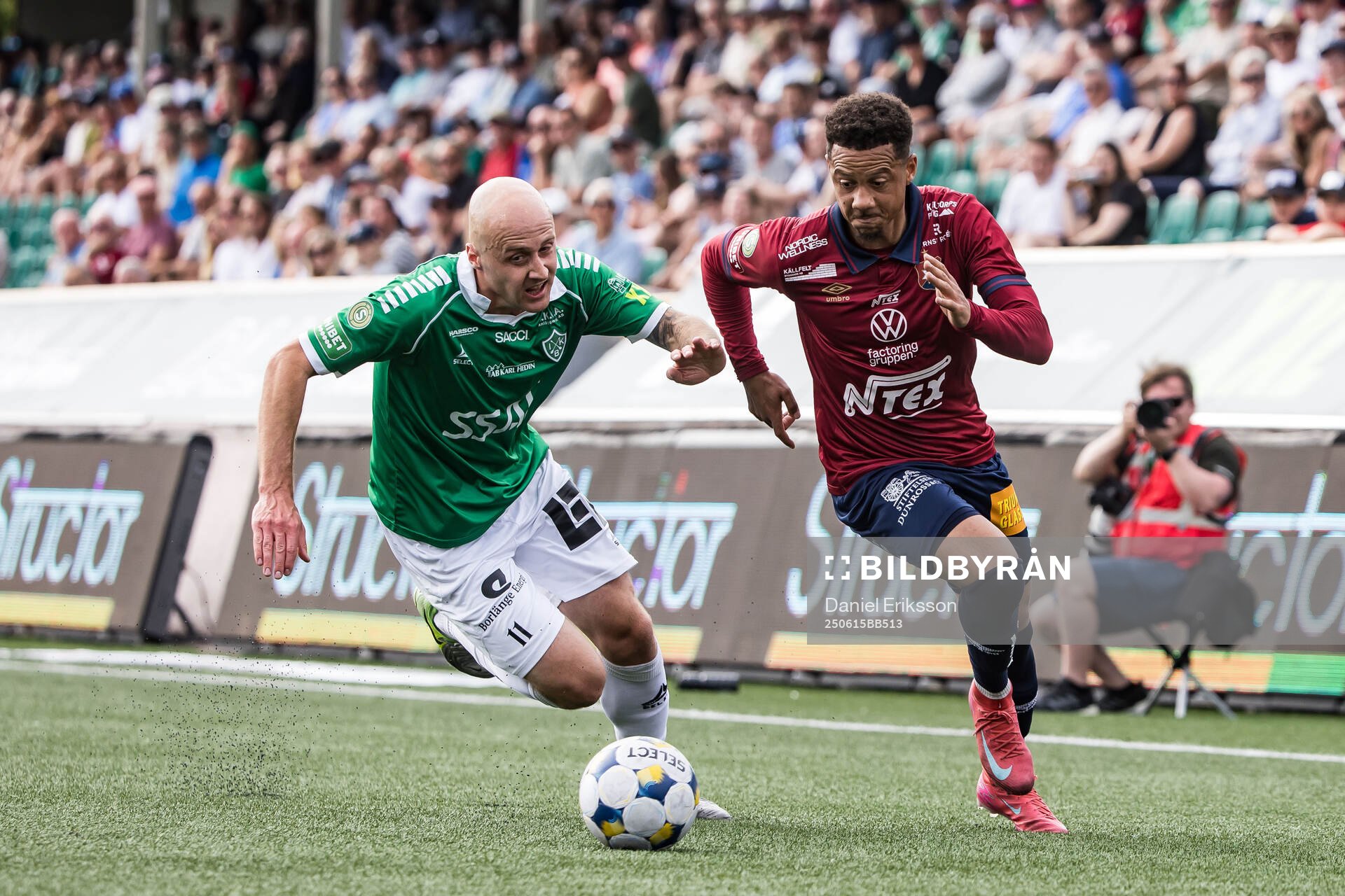 Brages Anton Lundin och Örgrytes Tobias Sana