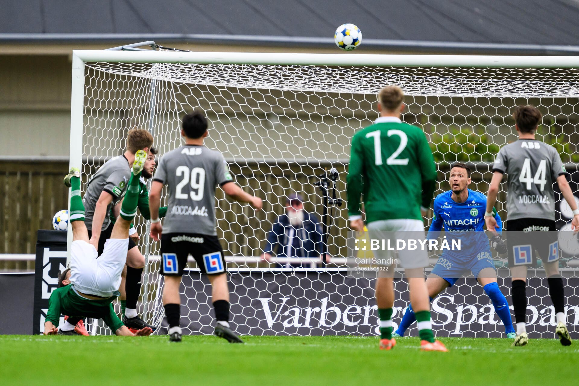 Varbergs Jesper Jonasson Westermark gör 1-0