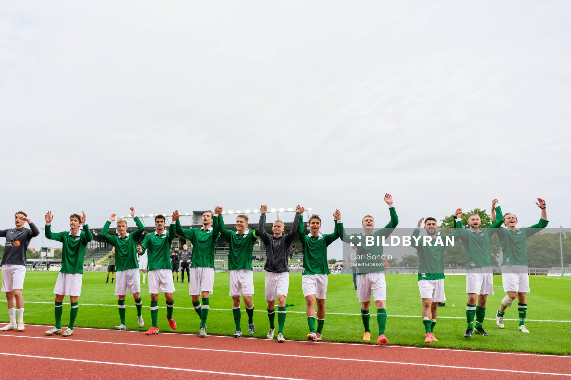 Varbergs spelare jublar