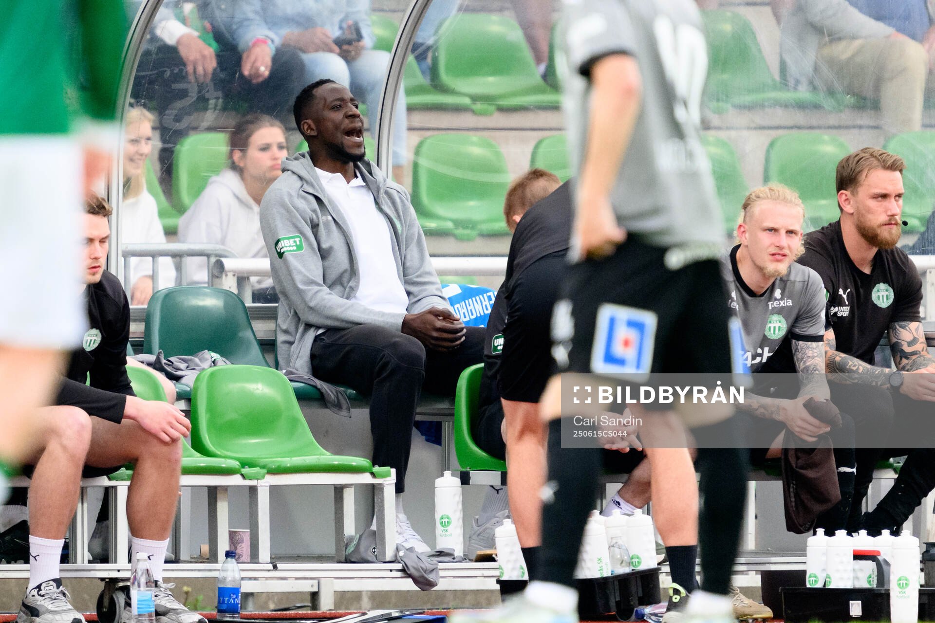 Västerås Frederic Nsabiyumva på bänken