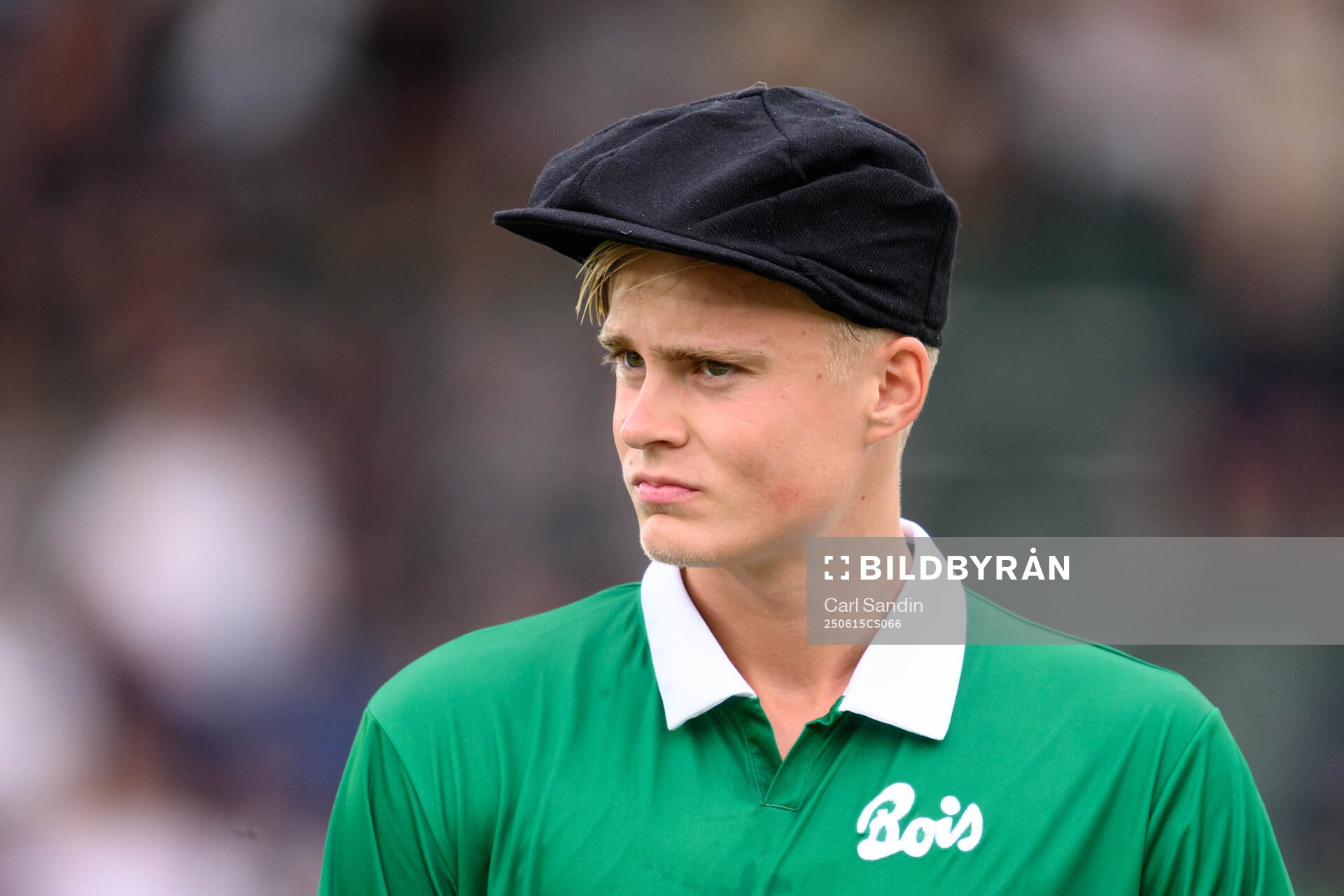 Varbergs Edvin Tellgren vid lineup
