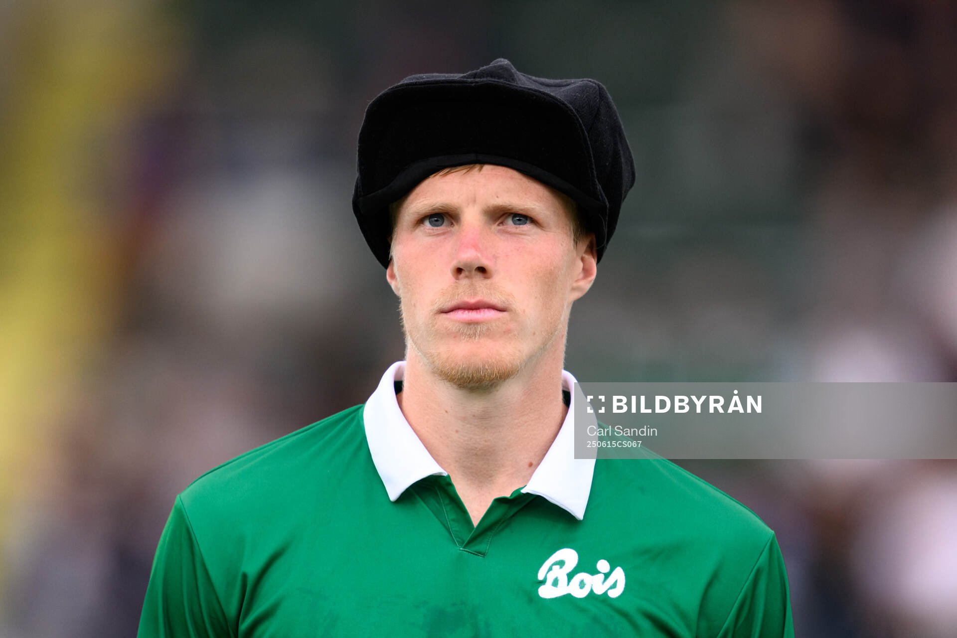 Varbergs Emil Hellman vid lineup