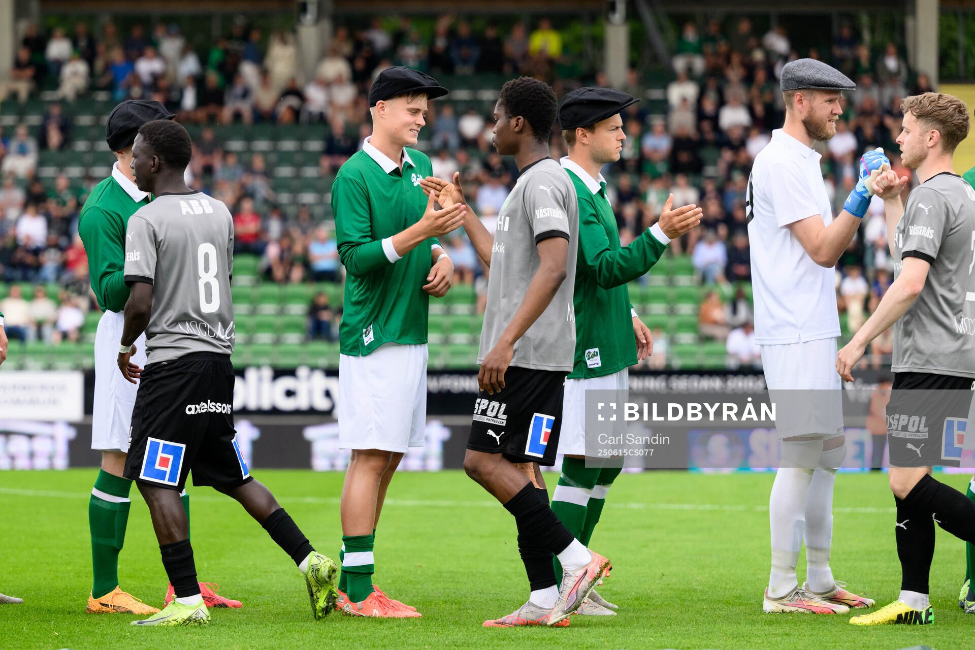 Varbergs Edvin Tellgren vid lineup