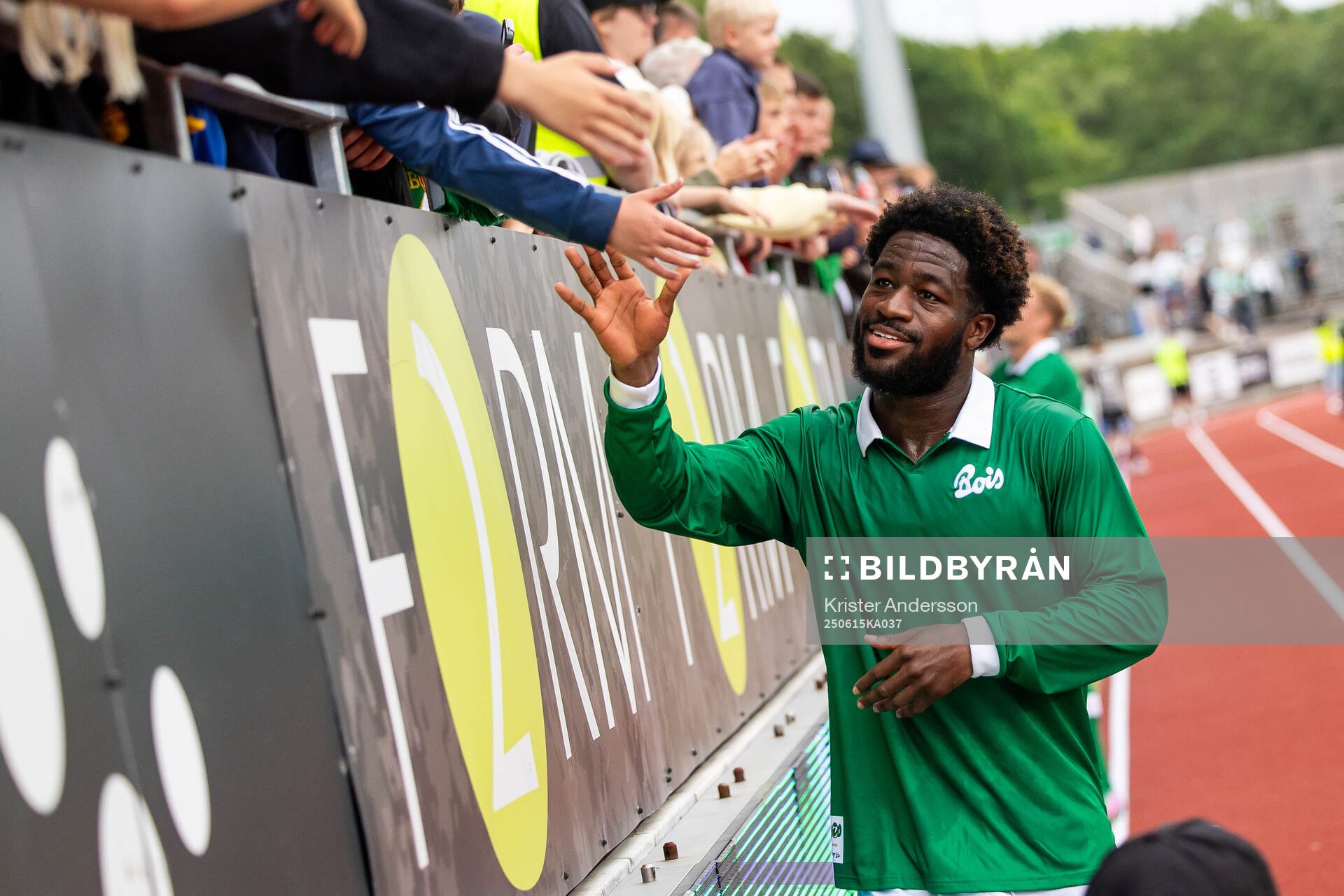 Varbergs Kevin Appiah Nyarko jublar