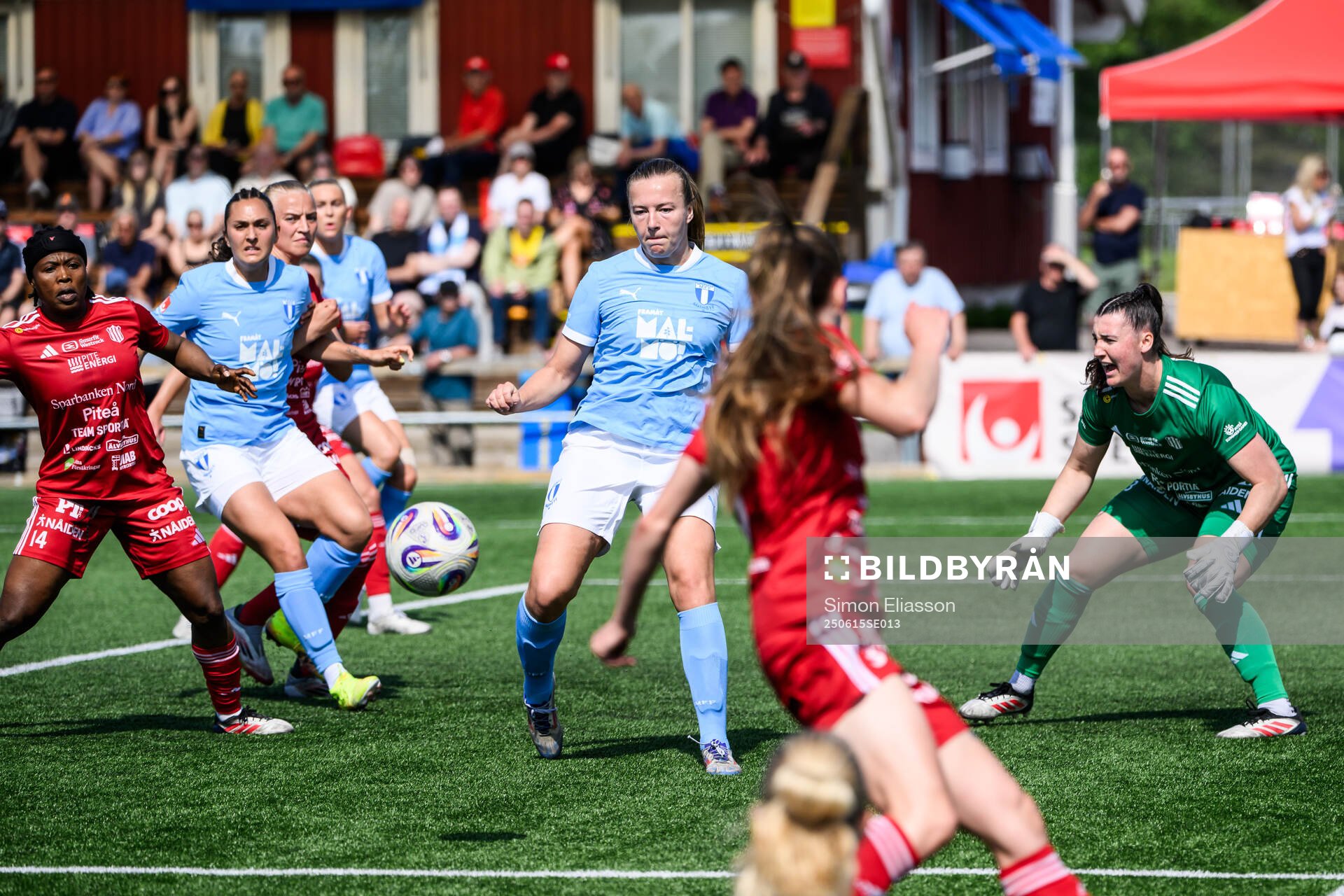Malmö FFs Sara Kanutte Sørensen Fornes och Piteås