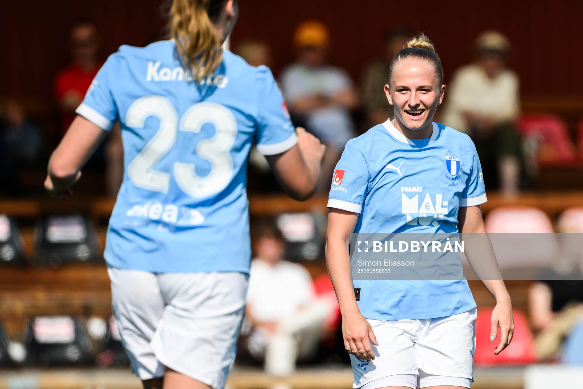 Malmö FFs Tuva Skoog jublar