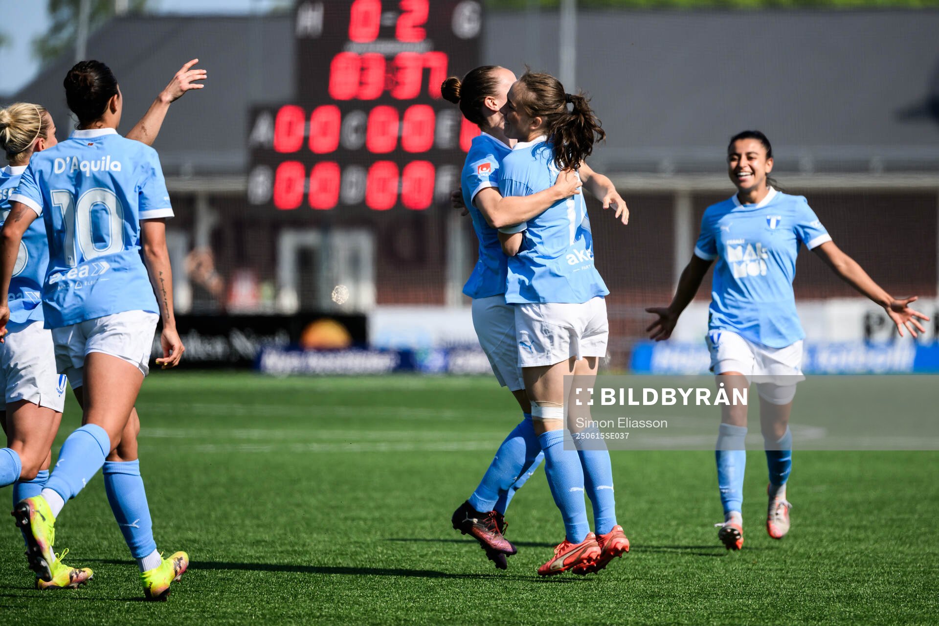 Malmö FFs Matilda Kristell jublar