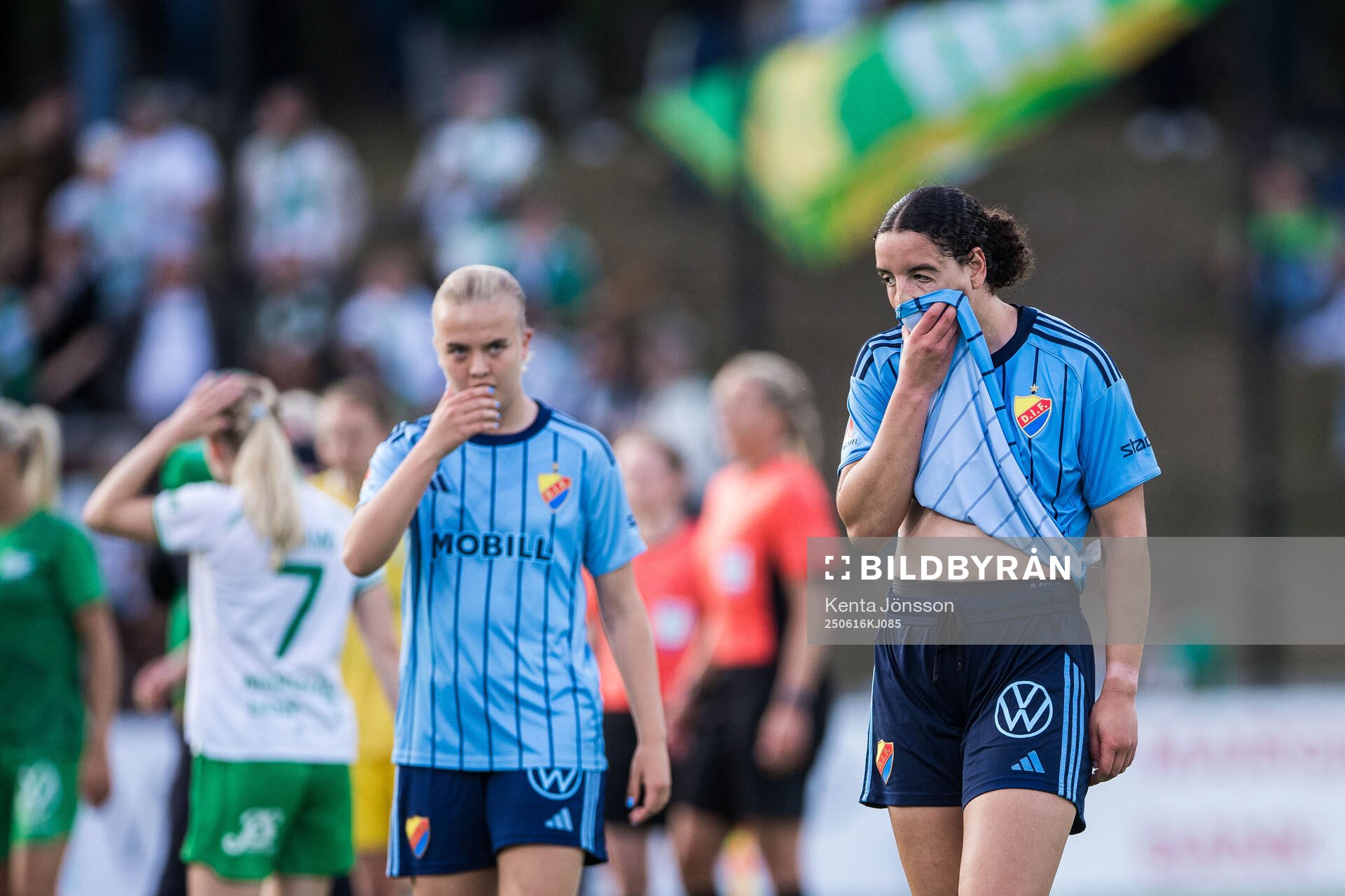 Djurgårdens Camille Ashe deppar